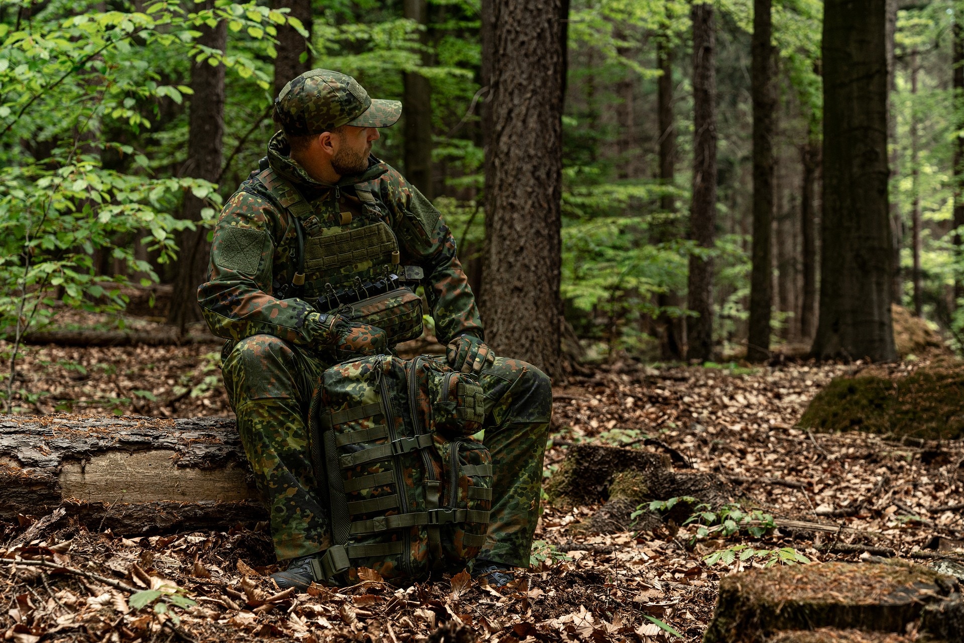 Plecak Mil-Tec Assault Pack Large 36 l - Flecktarn