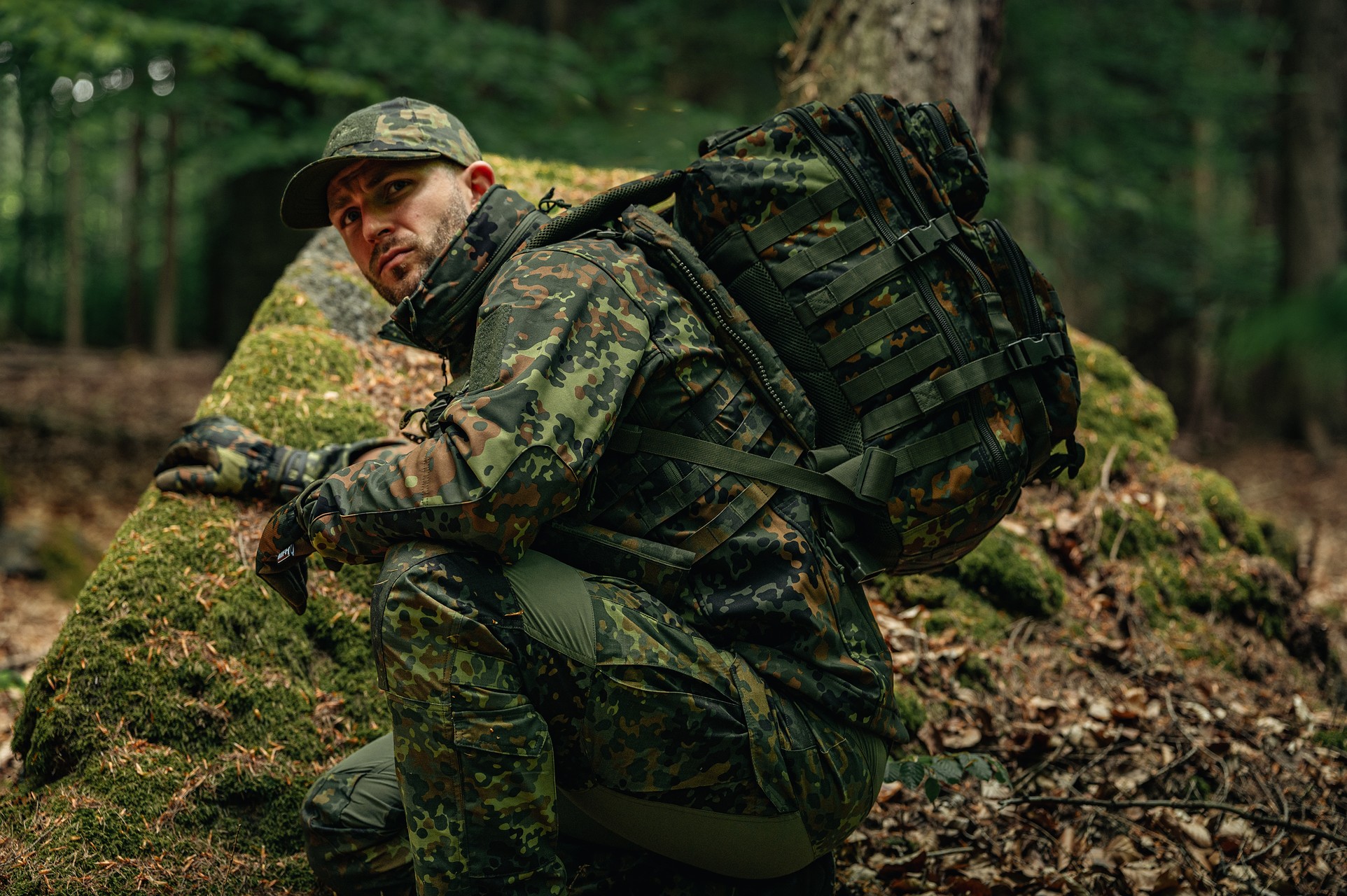 Plecak Mil-Tec Assault Pack Large 36 l - Flecktarn