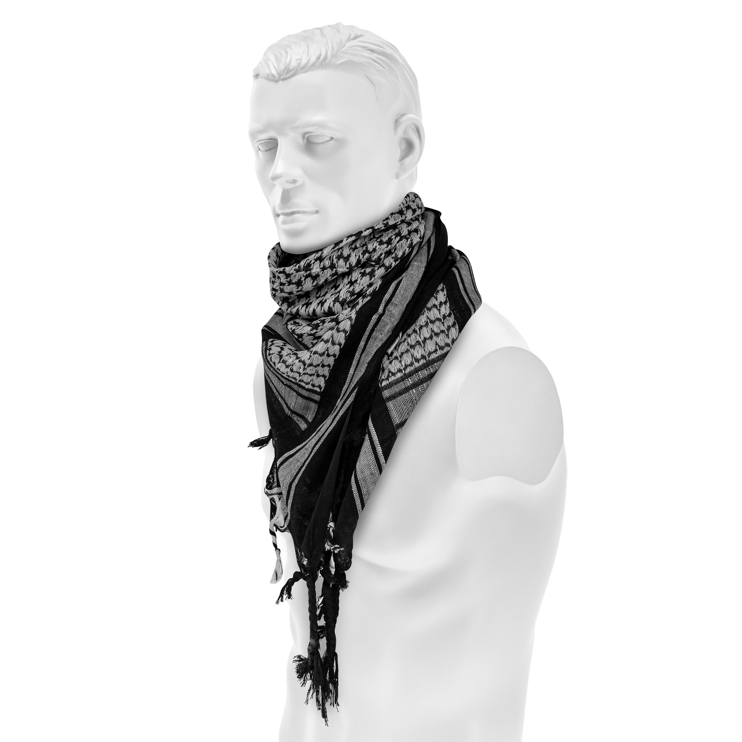 Arafatka chusta ochronna Mil-Tec - Black/White