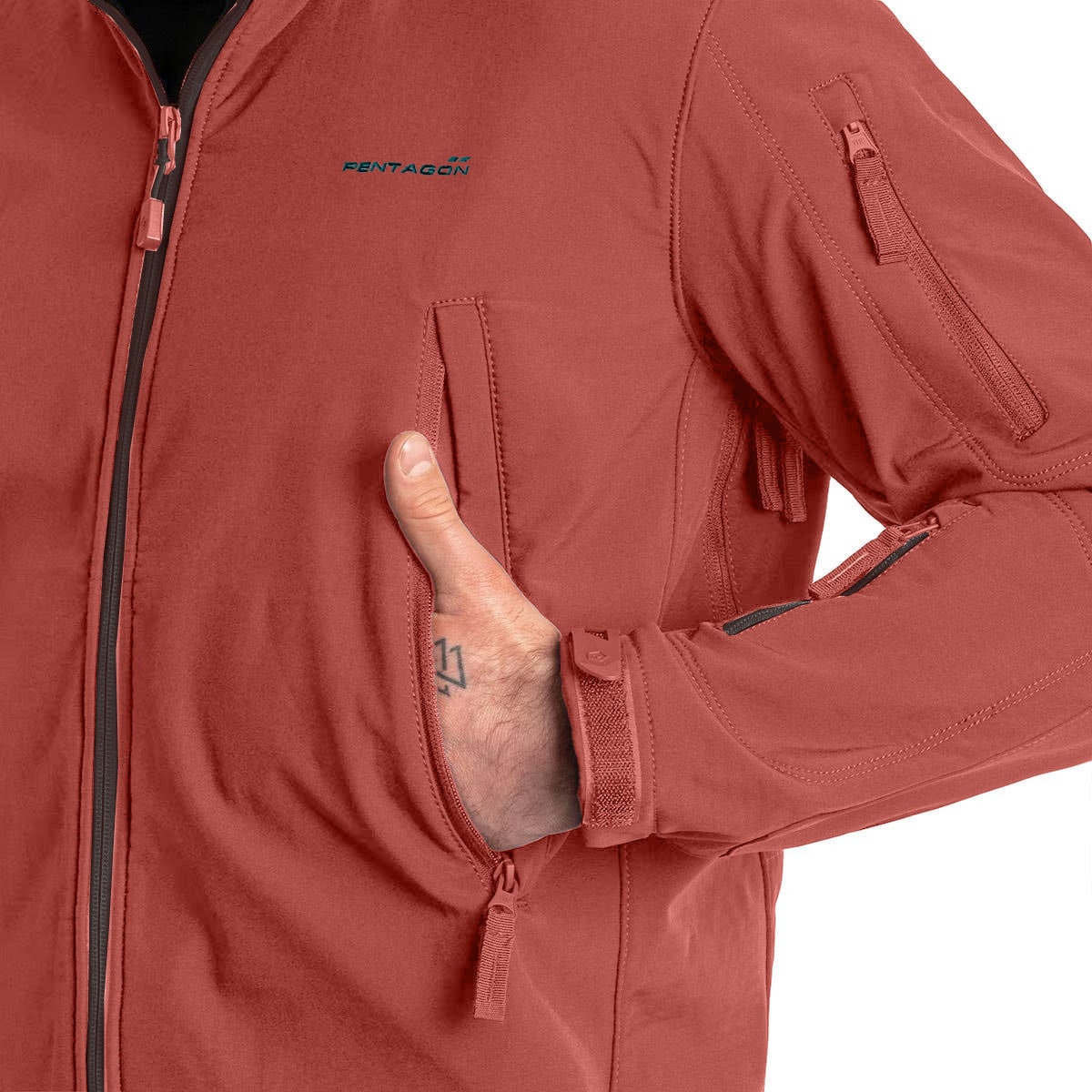 Kurtka Pentagon Artaxes Escape - Maroon Red