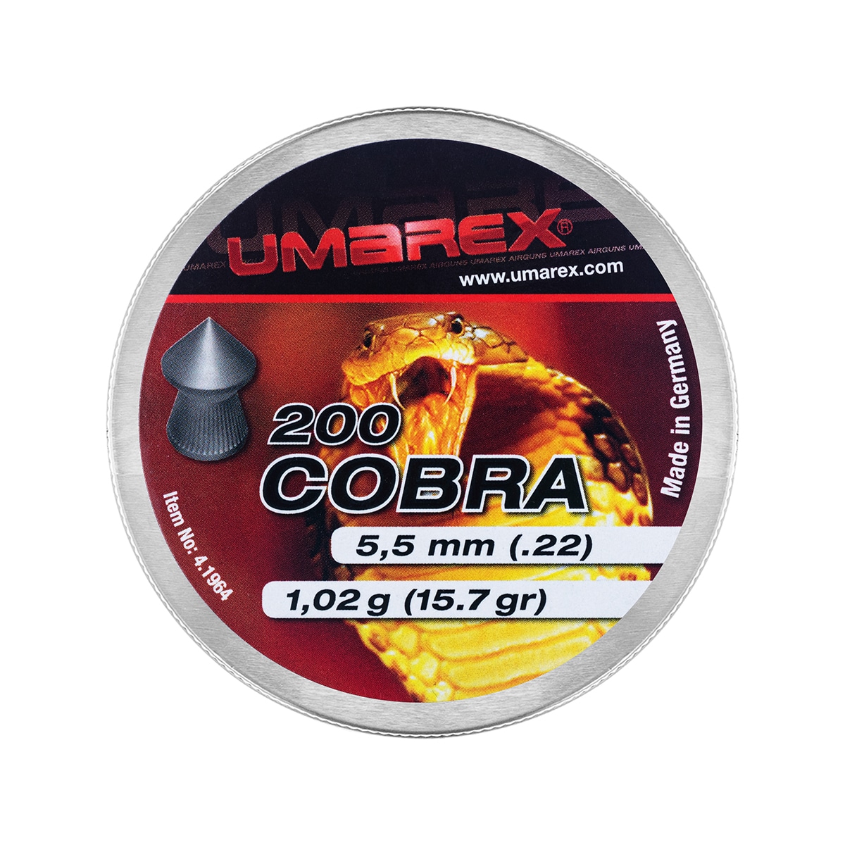 Śrut Umarex Cobra 200 szt. 5,5 mm