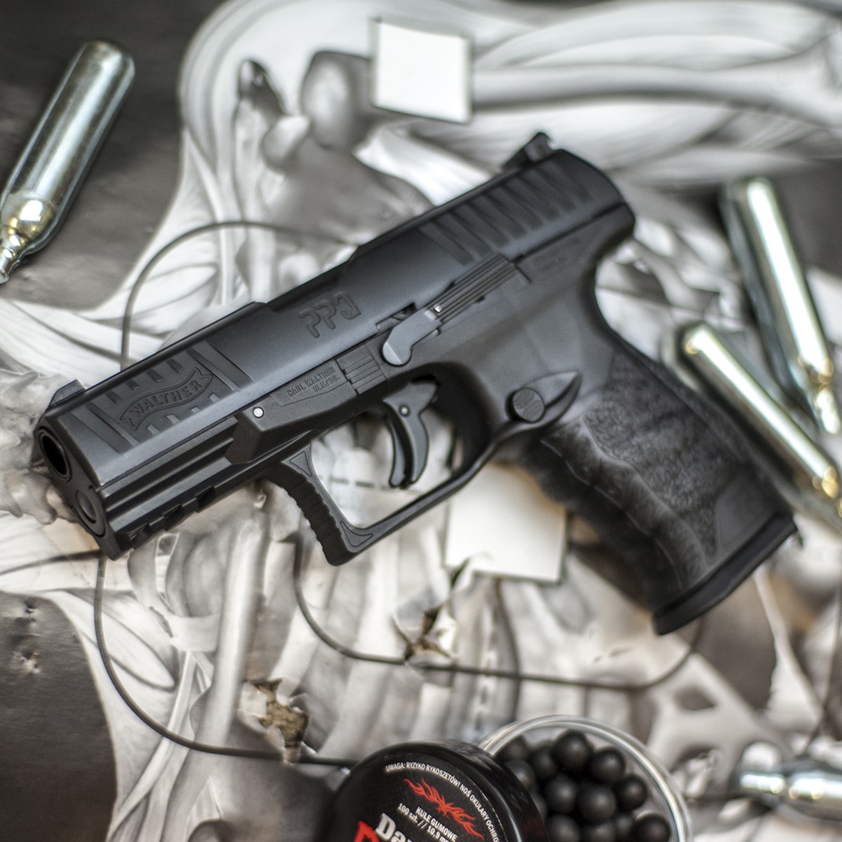 CO2 RAM Combat Walther PPQ M2 T4E Real Action Marker