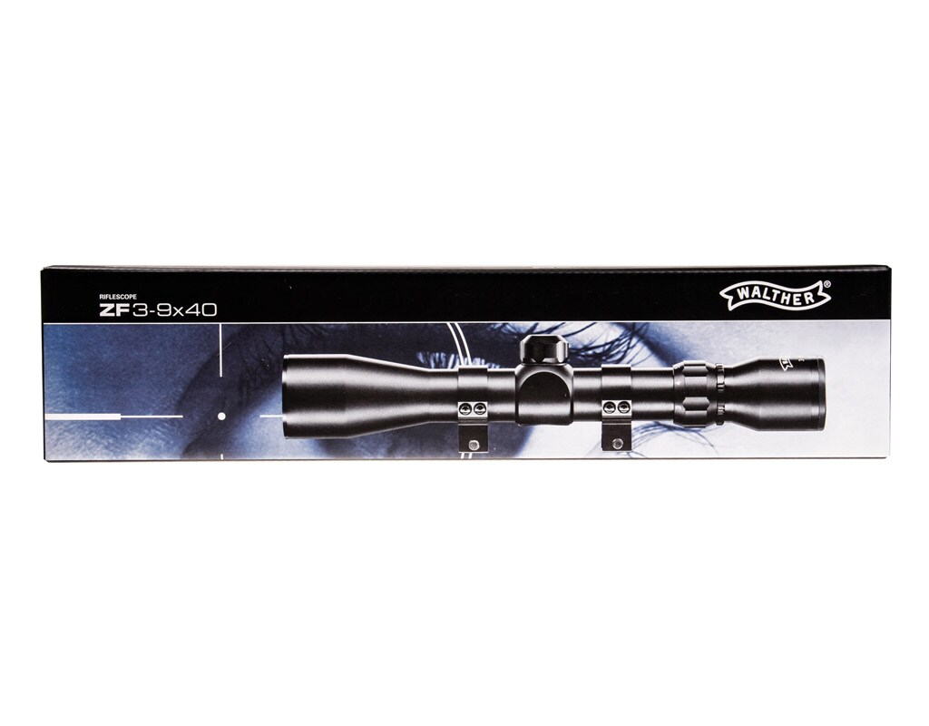 Приціл Walther 3-9x40 з кріпленням на 11 мм