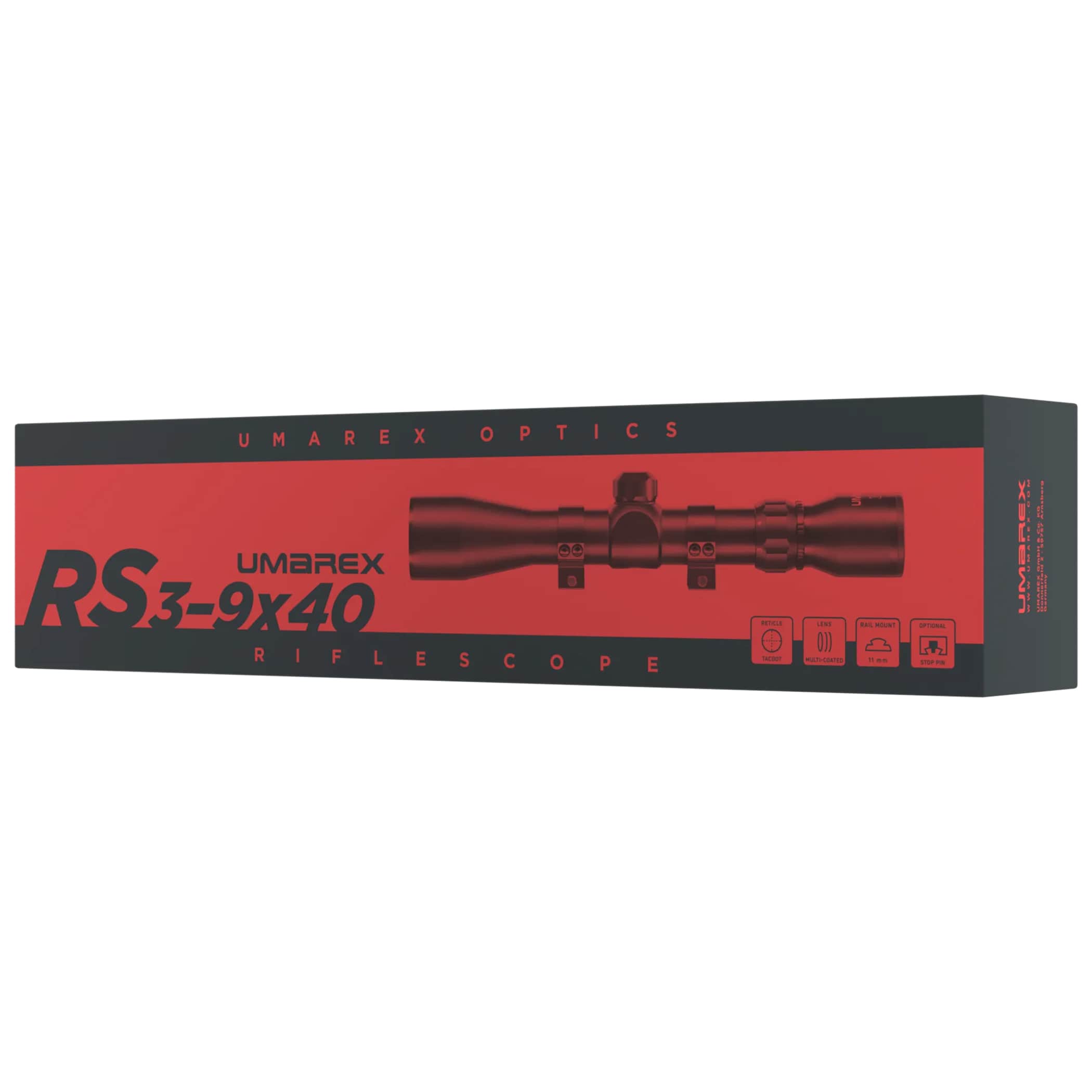 Приціл Umarex 3-9x40 з кріпленням на 11 мм