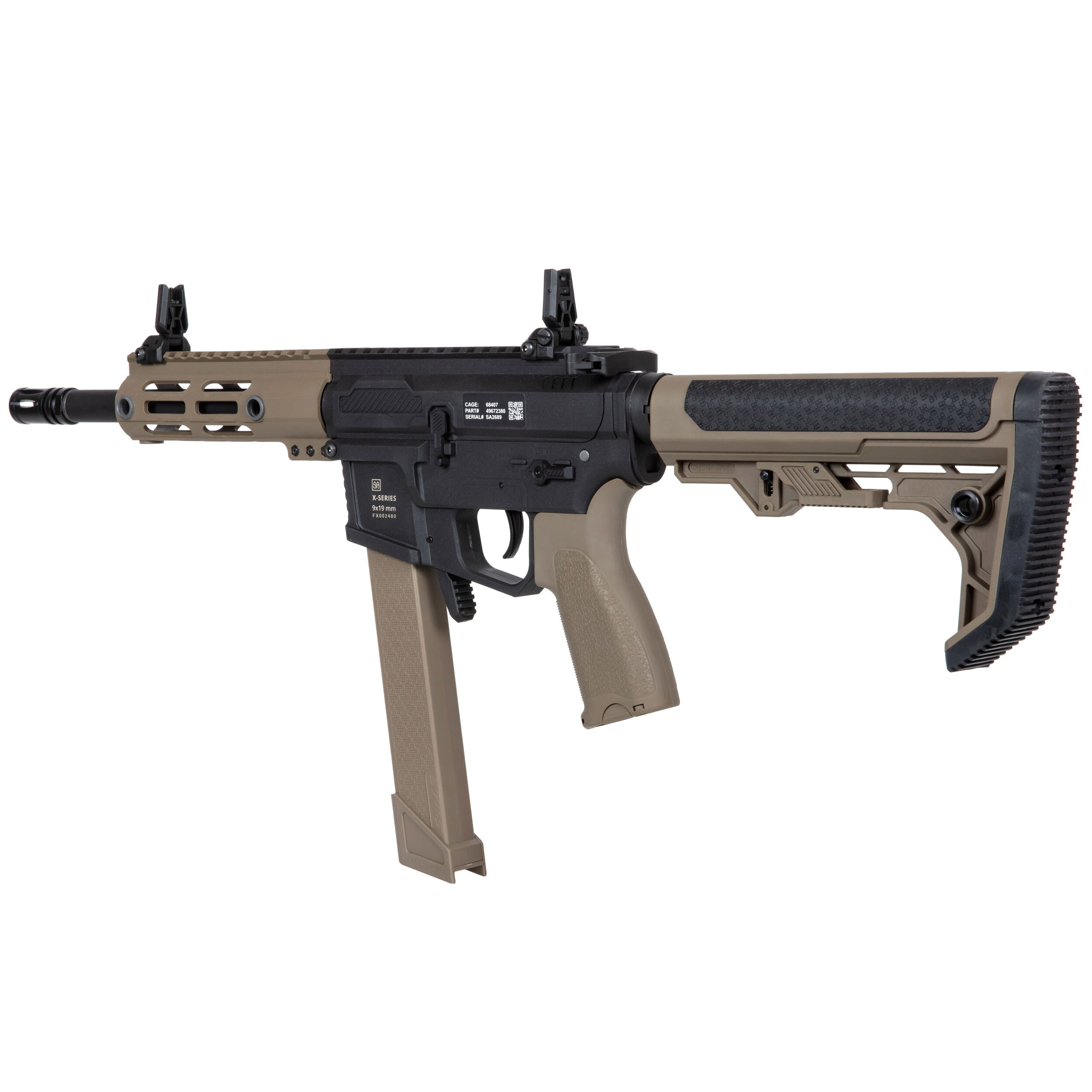 Пістолет-кулемет AEG Specna Arms SA-FX01 Flex - Half-Tan 