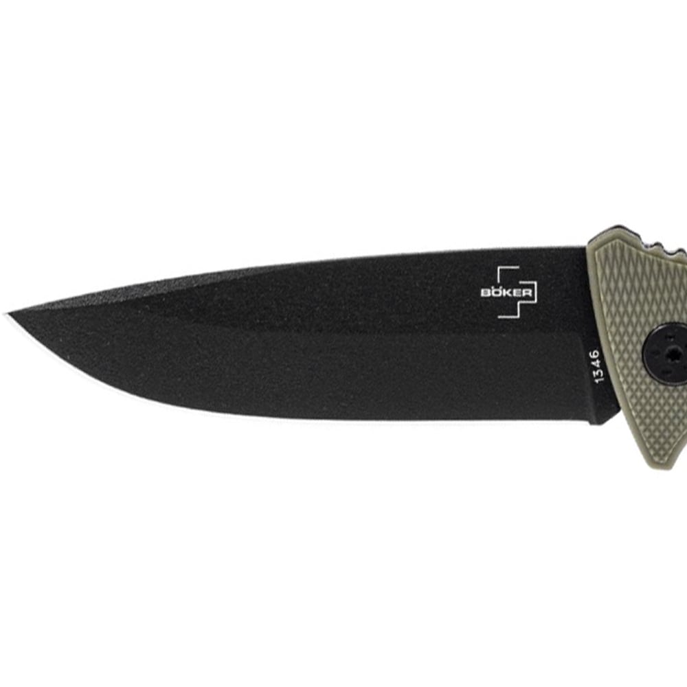Пружинний ніж Boker Plus Large Strike Grivory - Green