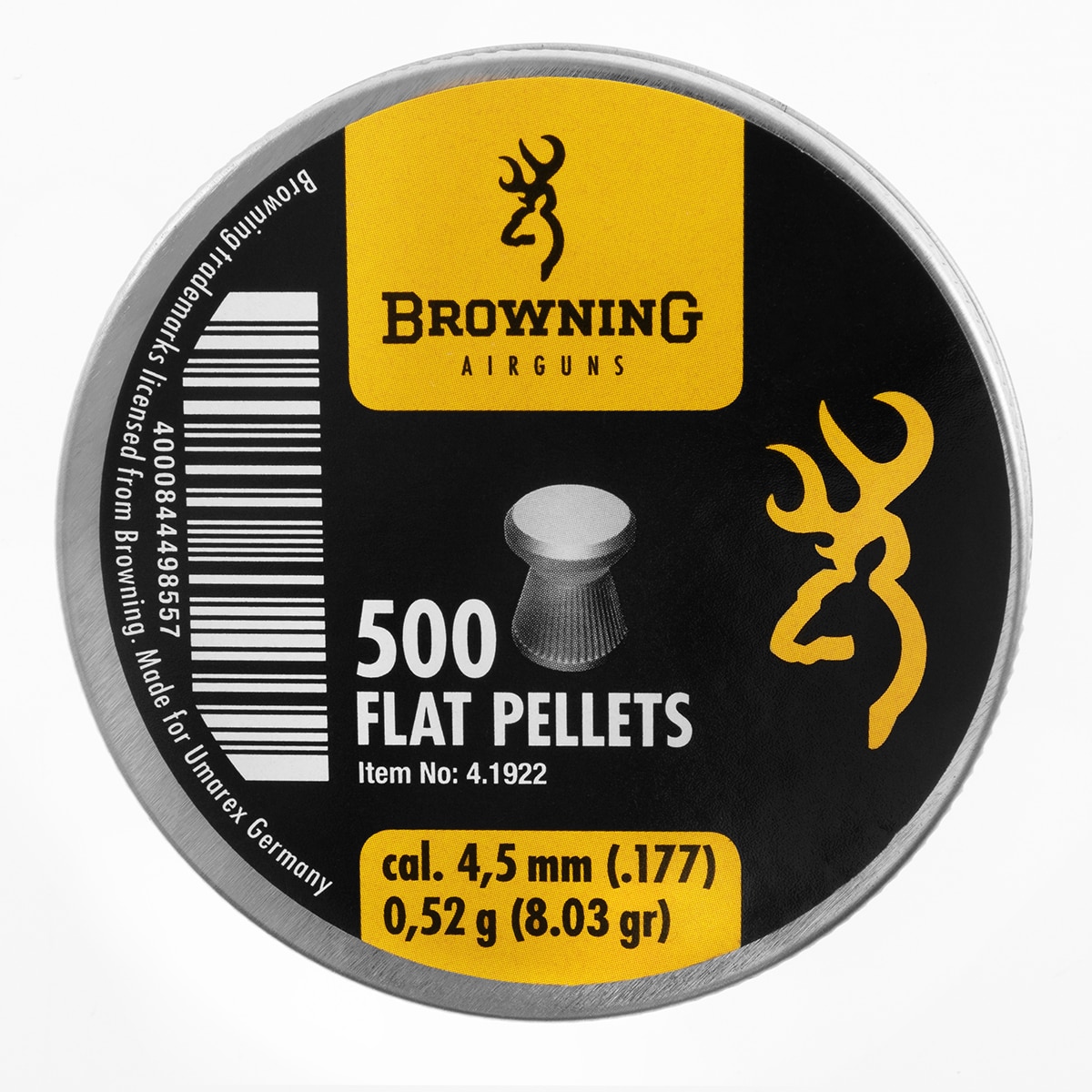 Śrut Browning Flat Pellets 4,5 mm 500 szt.