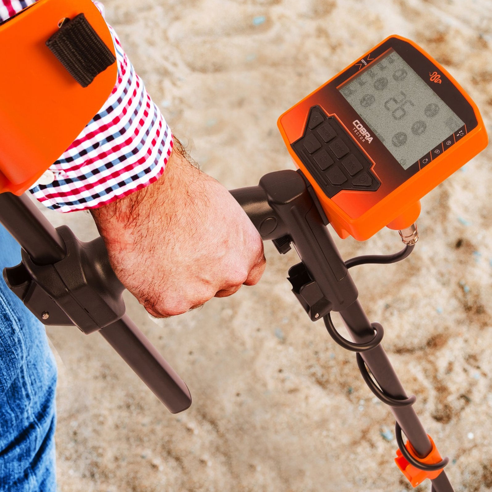 Wykrywacz metali Cobra Tector Rush - Orange