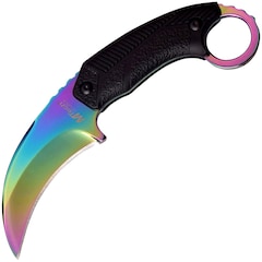 Nóż Master Cutlery M-Tech Karambit 8" Rainbow