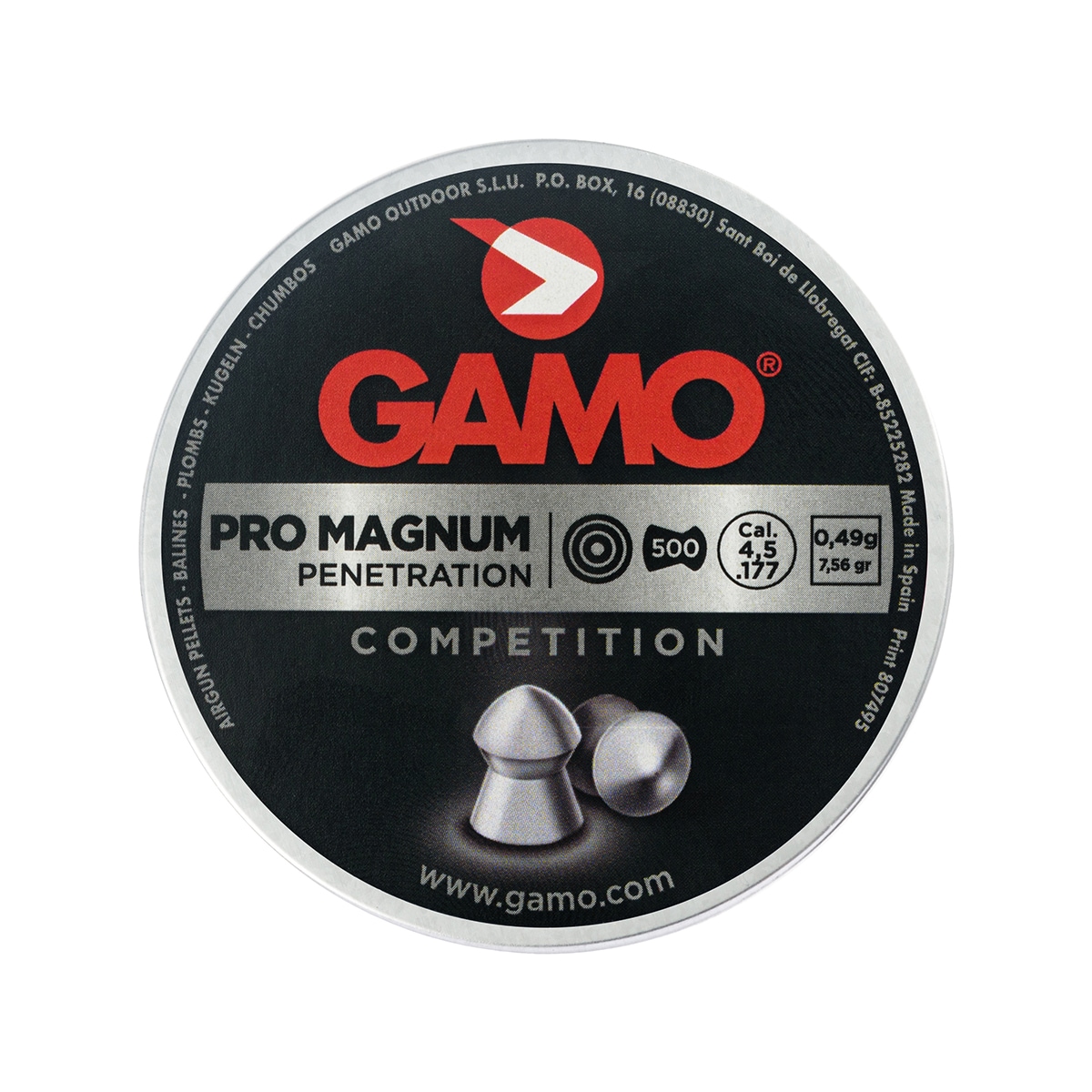 Śrut Gamo Pro Magnum 4,5mm 500szt