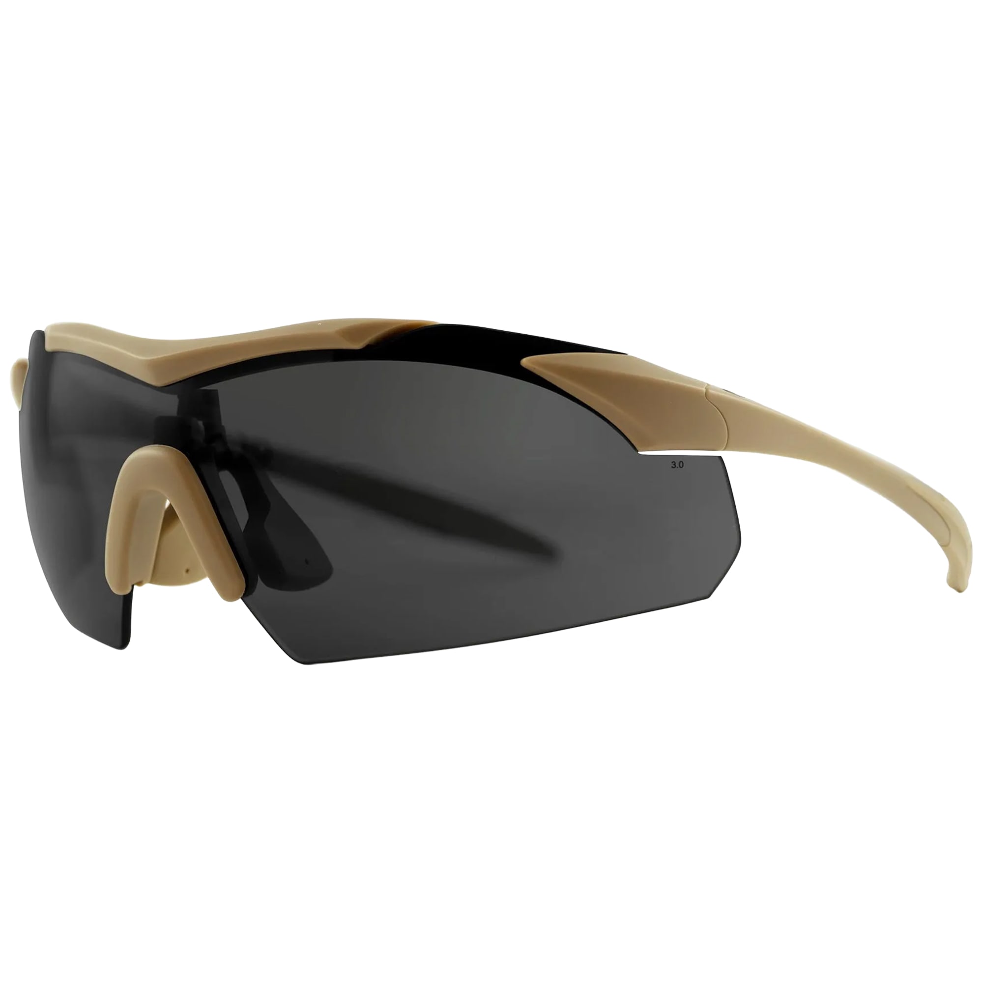 Okulary taktyczne Wiley X Vapor 2.5 Grey/Clear - Matte Tan