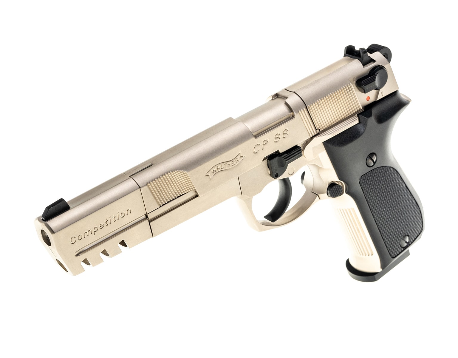Пневматична гвинтівка Walther CP88 Competition 4,5 мм - нікель