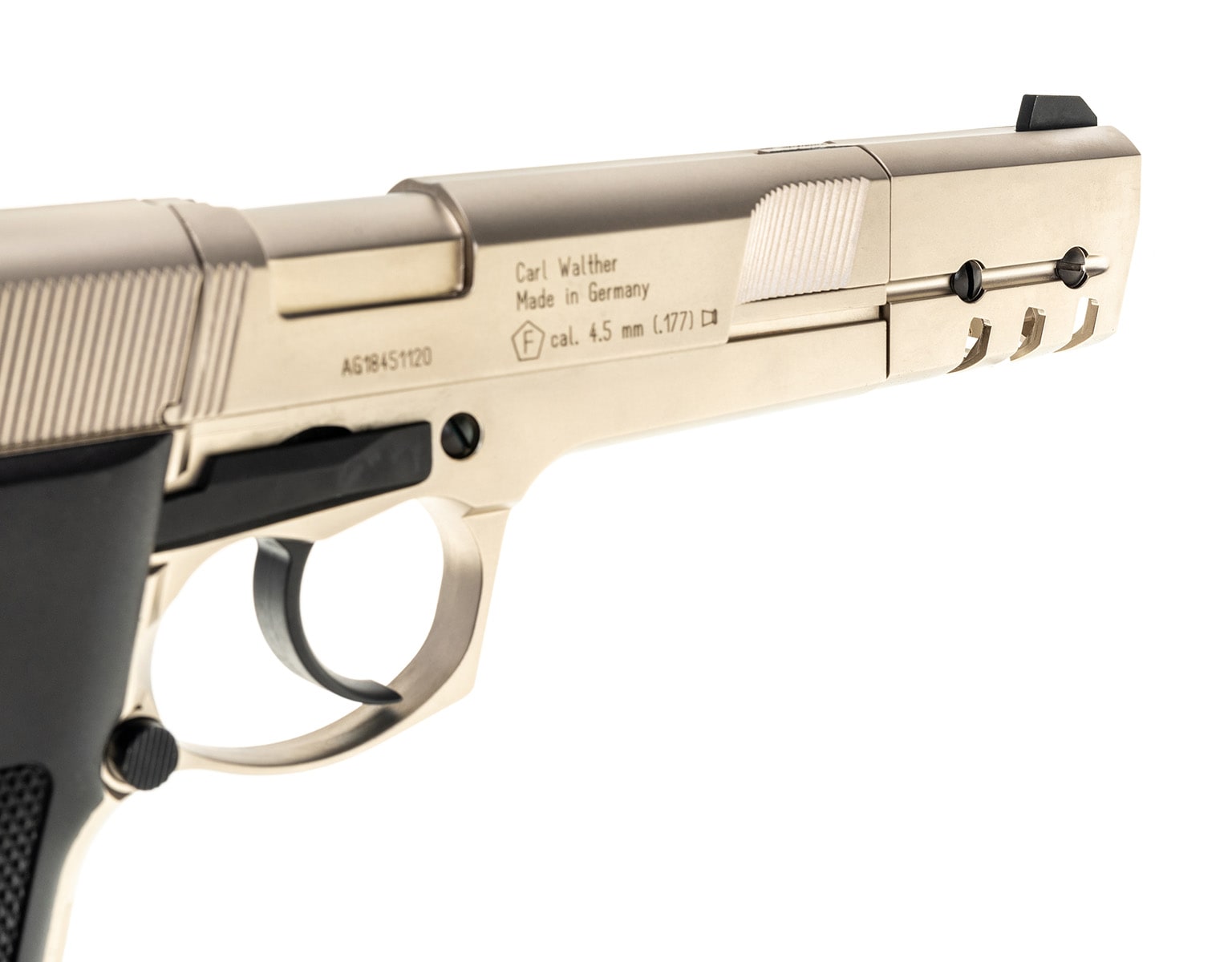 Пневматична гвинтівка Walther CP88 Competition 4,5 мм - нікель