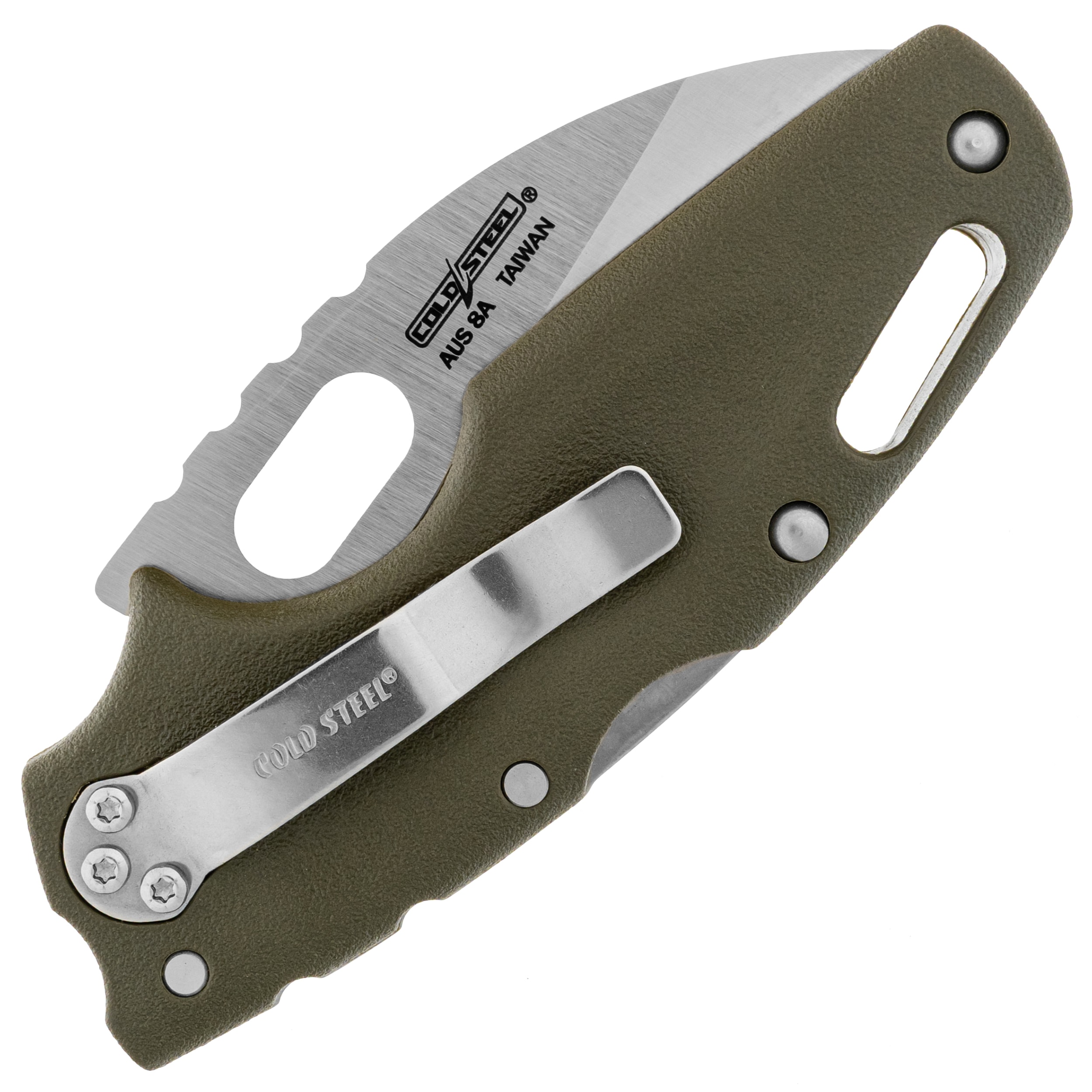 Nóż składany Cold Steel Tuff Lite AUS-8A - OD Green