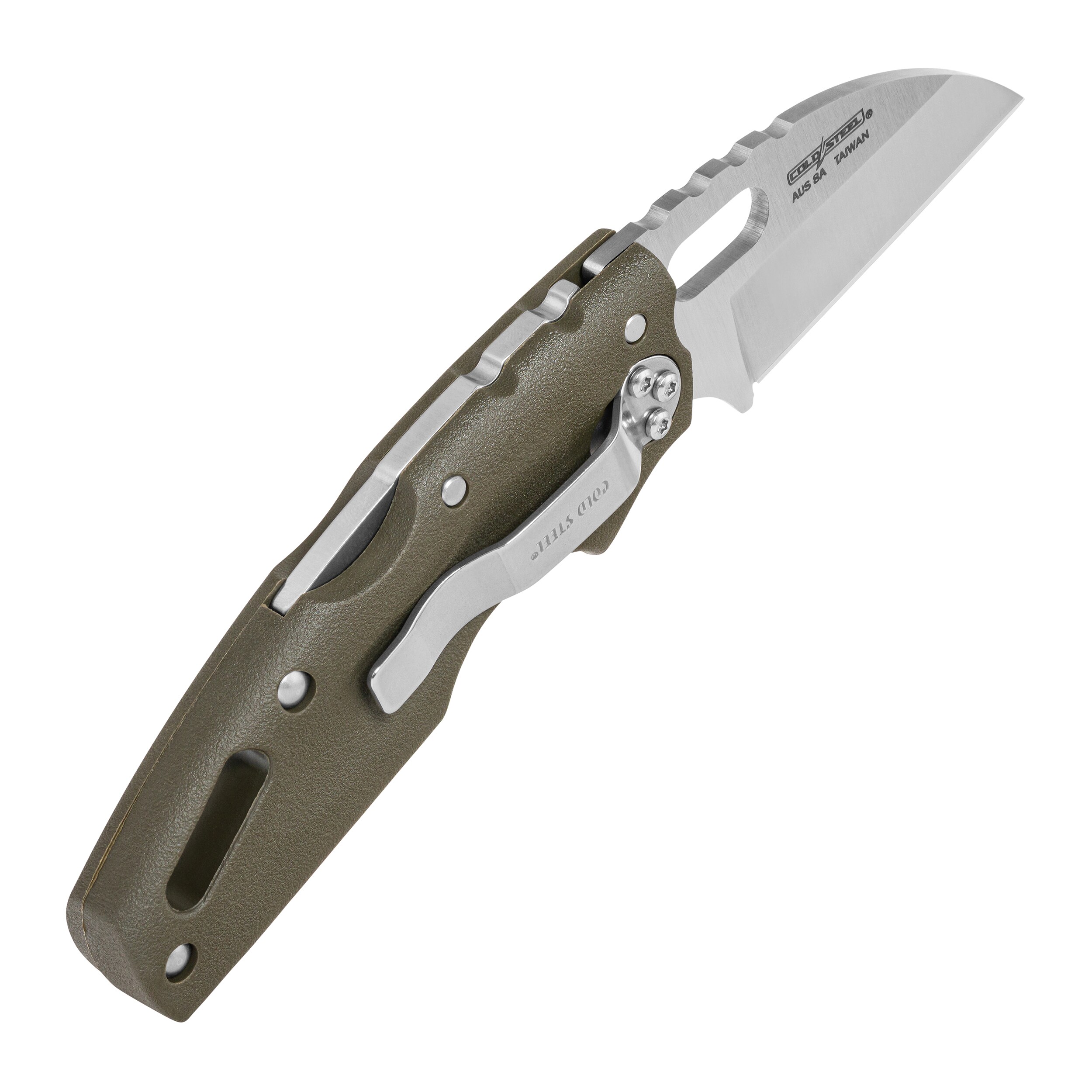 Nóż składany Cold Steel Tuff Lite AUS-8A - OD Green
