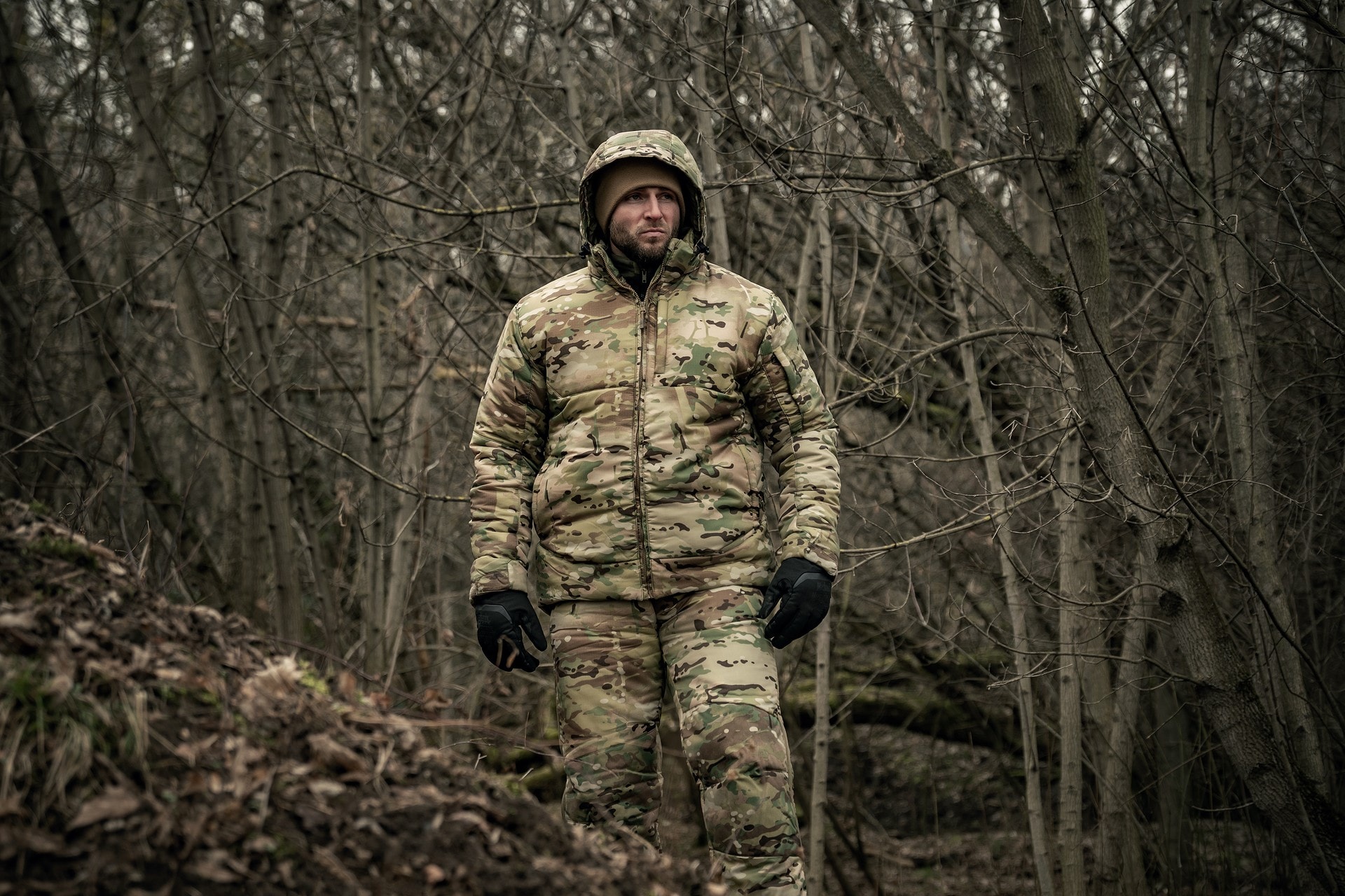 Rękawice taktyczne Mechanix Wear ColdWork FastFit Plus - Covert