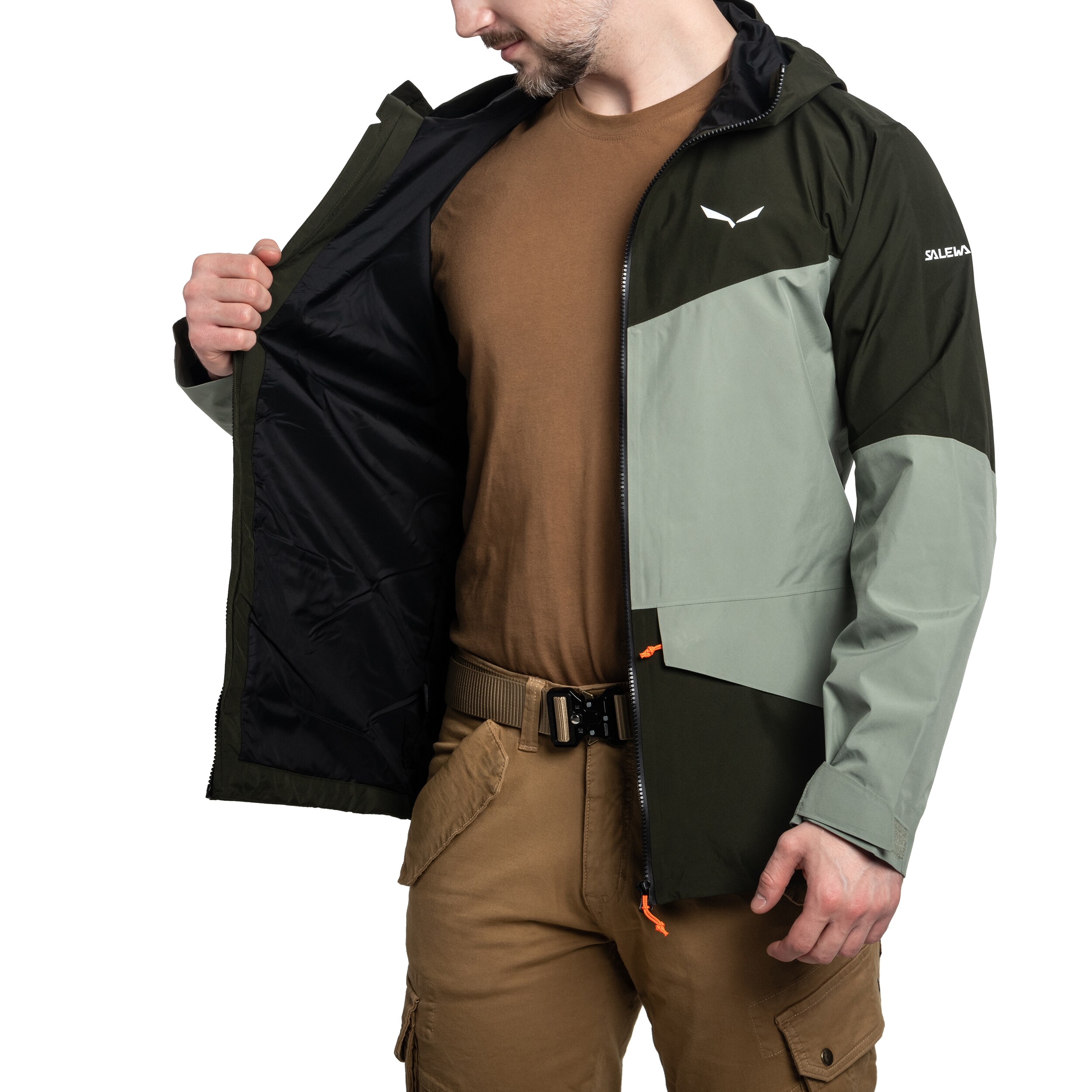 Kurtka Salewa Puez 2L Gore-Tex - Dark Olive