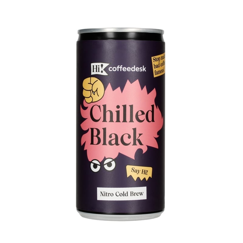 Kawa Coffeedesk Nitro Cold Brew Chilled Black Panama 200 ml