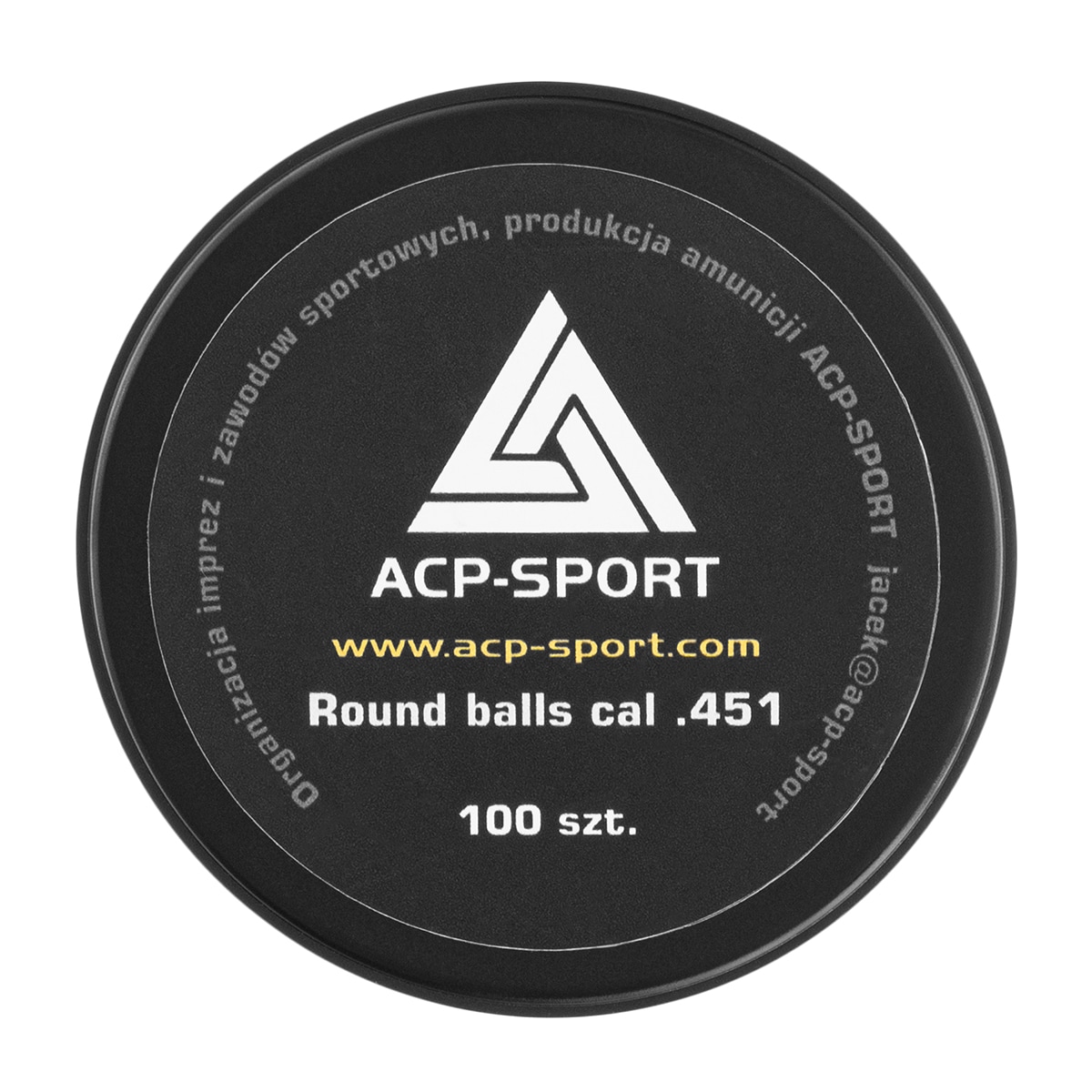 Kule ołowiane ACP-Sport kaliber .451 - 100 szt.