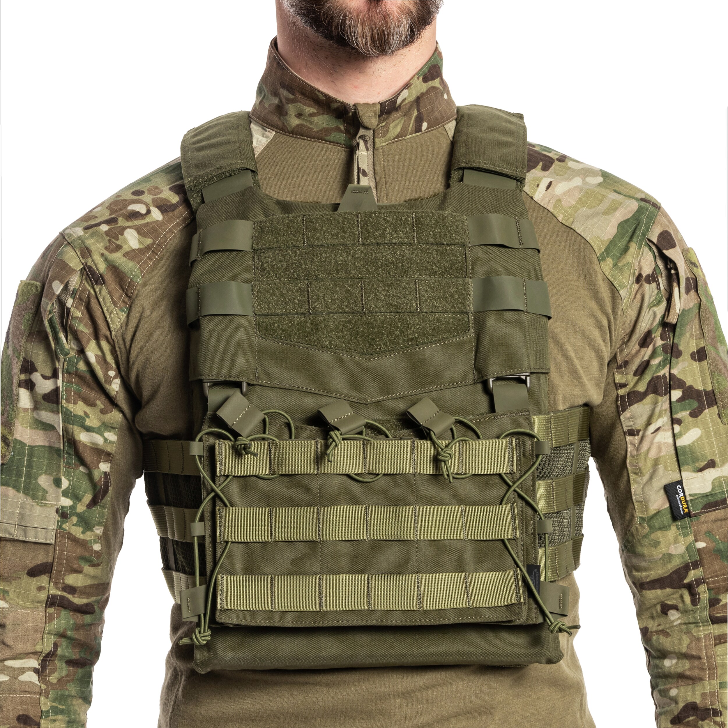Modułowa kamizelka taktyczna Helikon-Tex Guardian Military Set Olive - na płyty L