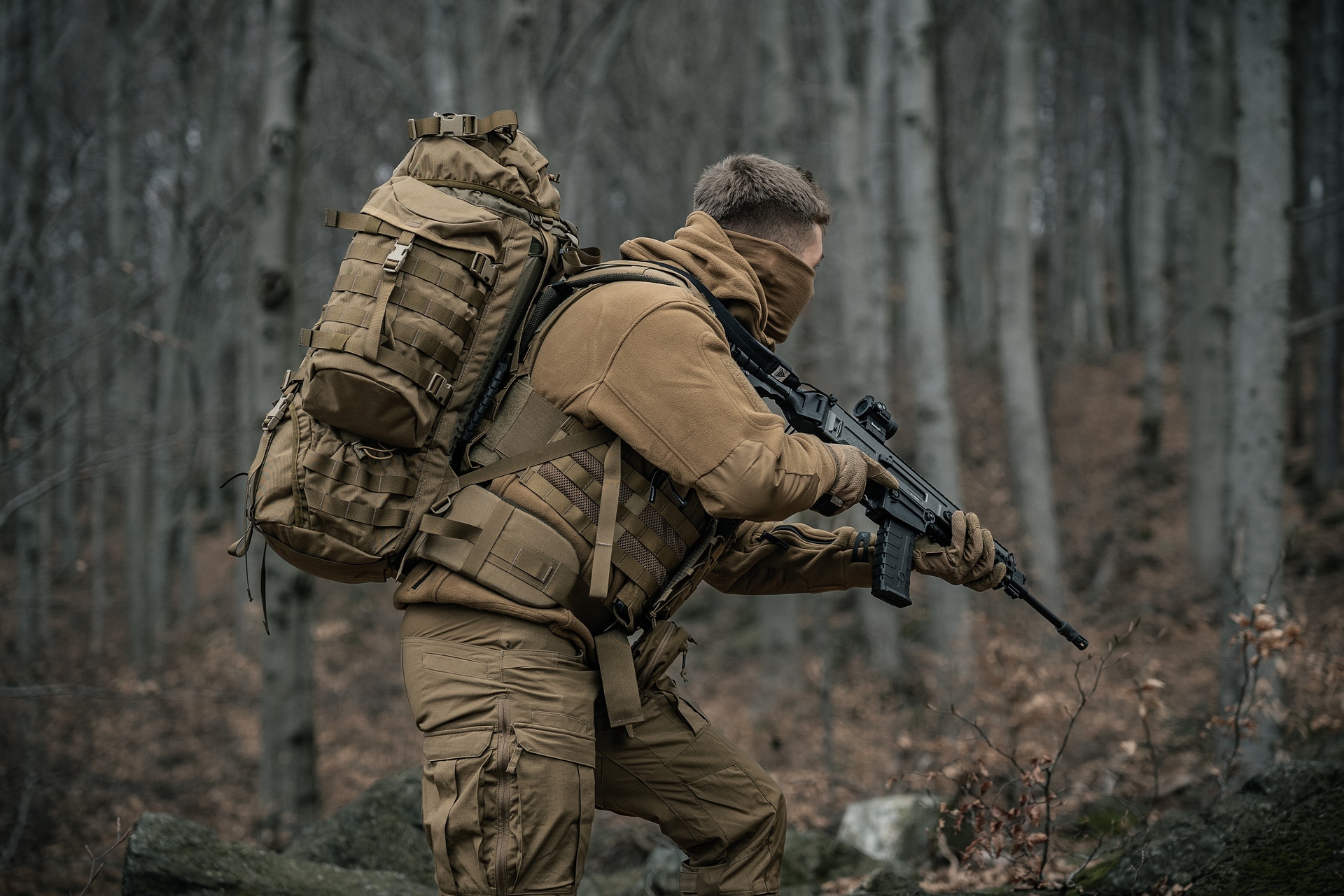 Модульна плитоноска Helikon-Tex Guardian Military set Coyote - для плит L