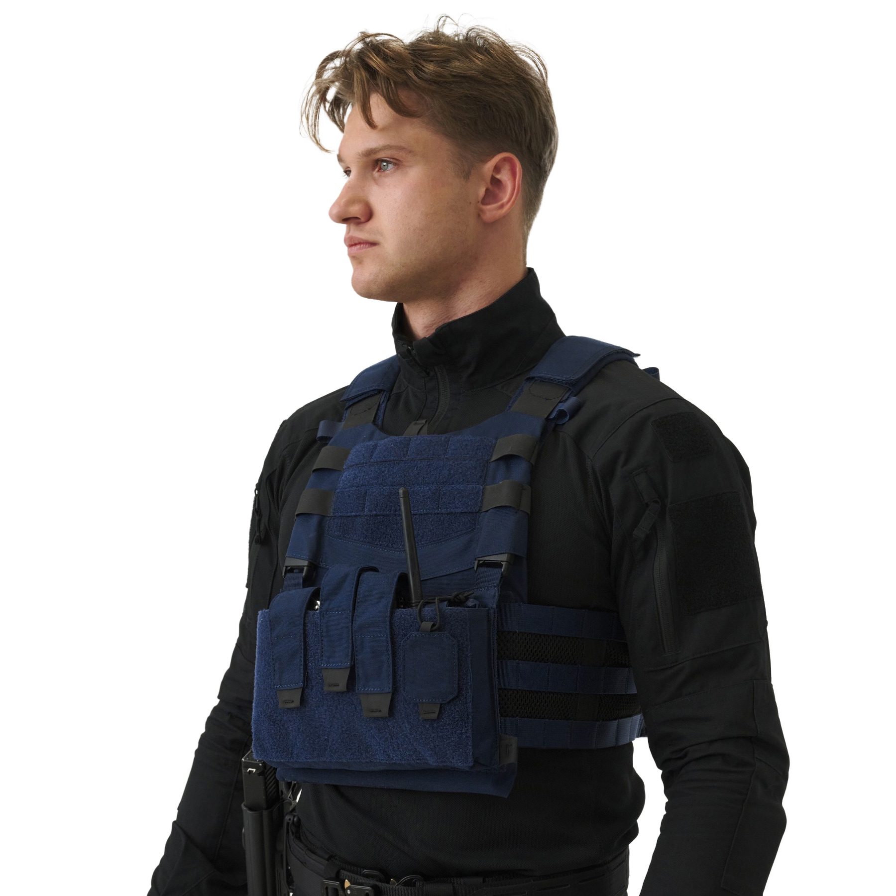 Modułowa kamizelka taktyczna Helikon-Tex Guardian Law Enforcement Set Sentinel Blue - na płyty M