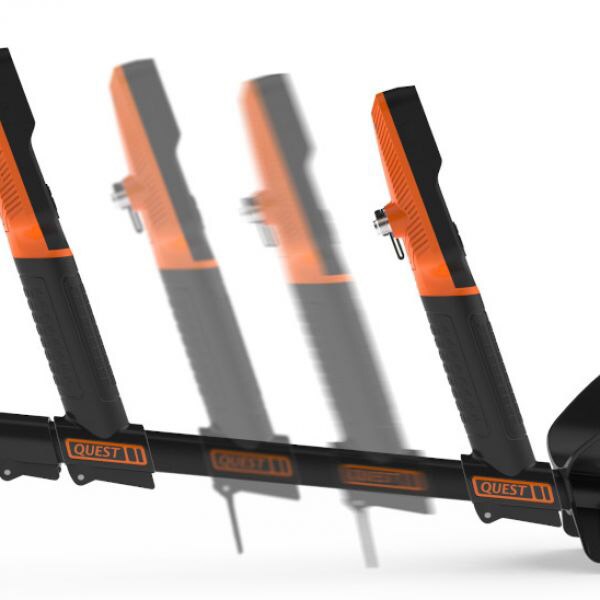 Wykrywacz metali Quest Q60 + Xpointer Land Orange - Black/Orange