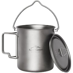 Kubek tytanowy Fjord Nansen Jacon Henge Titanum Cup 750 ml - Silver