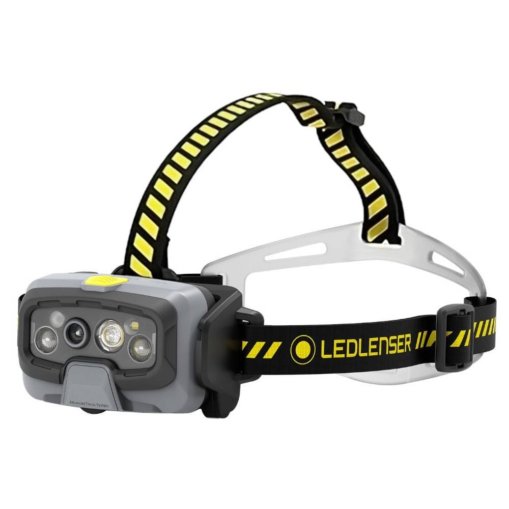 Налобний ліхтарик Ledlenser HF8R Work Black/Yellow - 1600 люменів