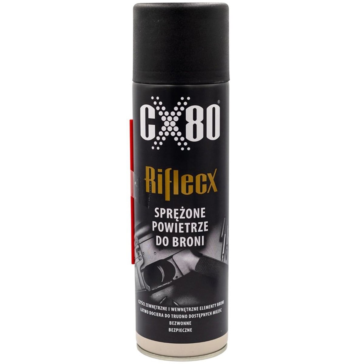 Sprężone powietrze RifleCX CX80 do czyszczenia broni 500 ml