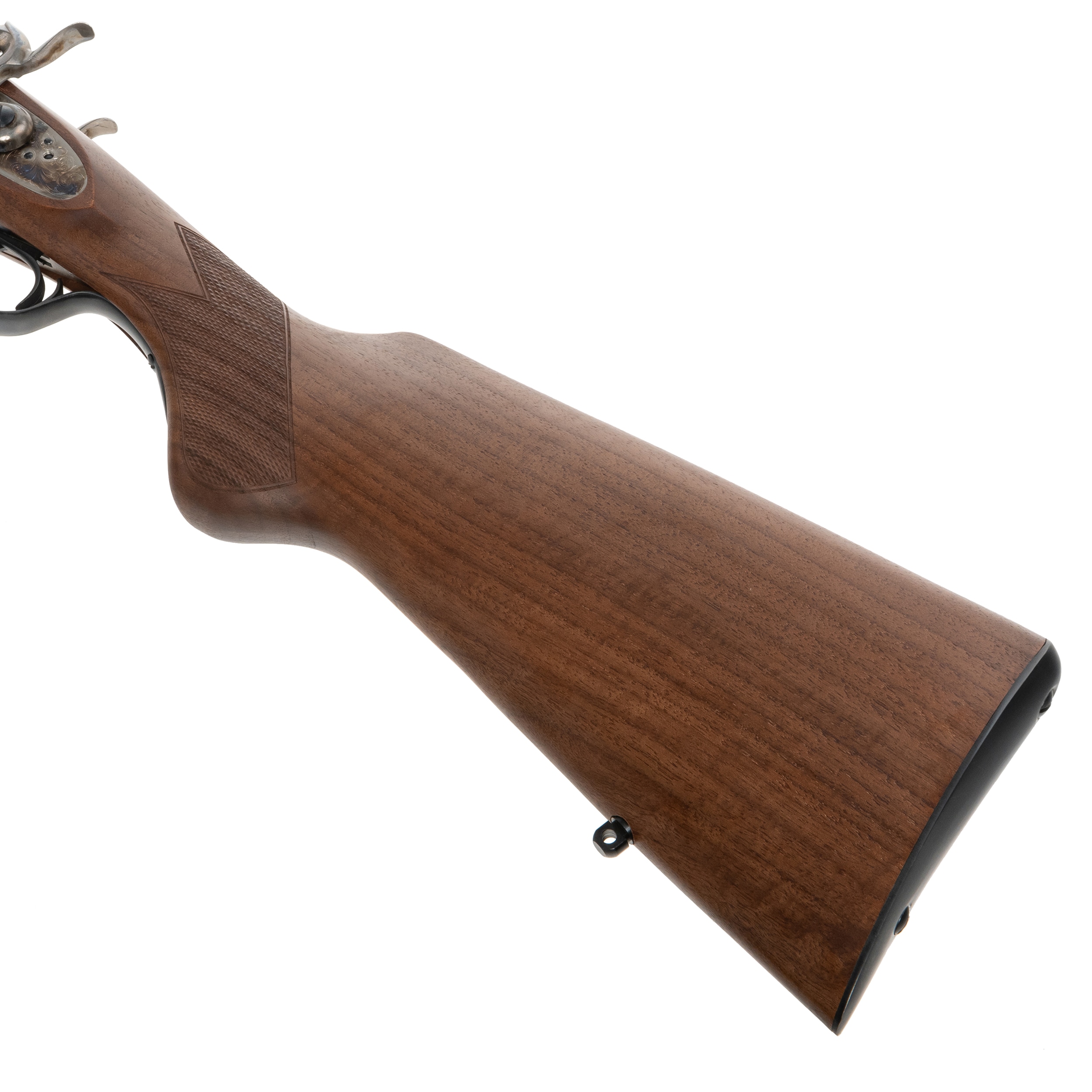 Strzelba czarnoprochowa dwulufowa Pedersoli brunirowane lufy - wymienne czoki 12 ga