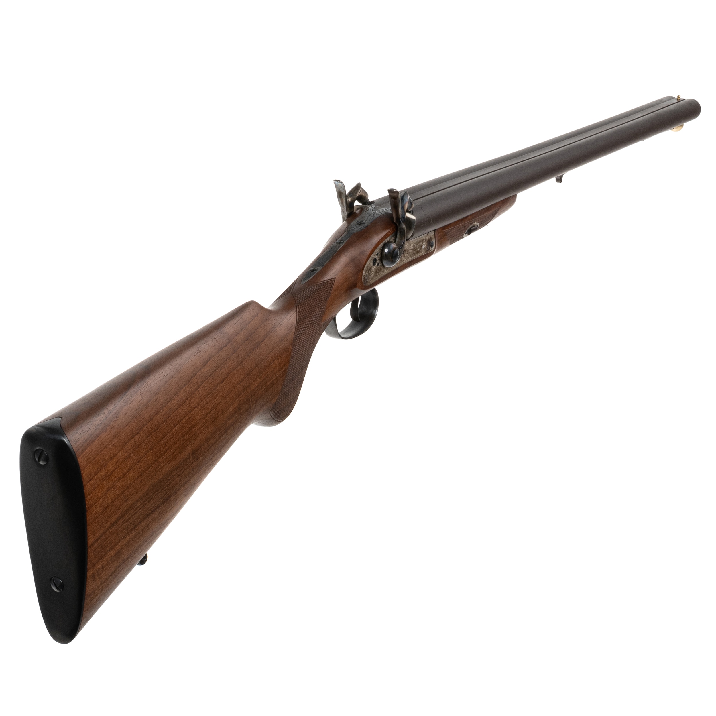 Strzelba czarnoprochowa dwulufowa Pedersoli brunirowane lufy - wymienne czoki 12 ga