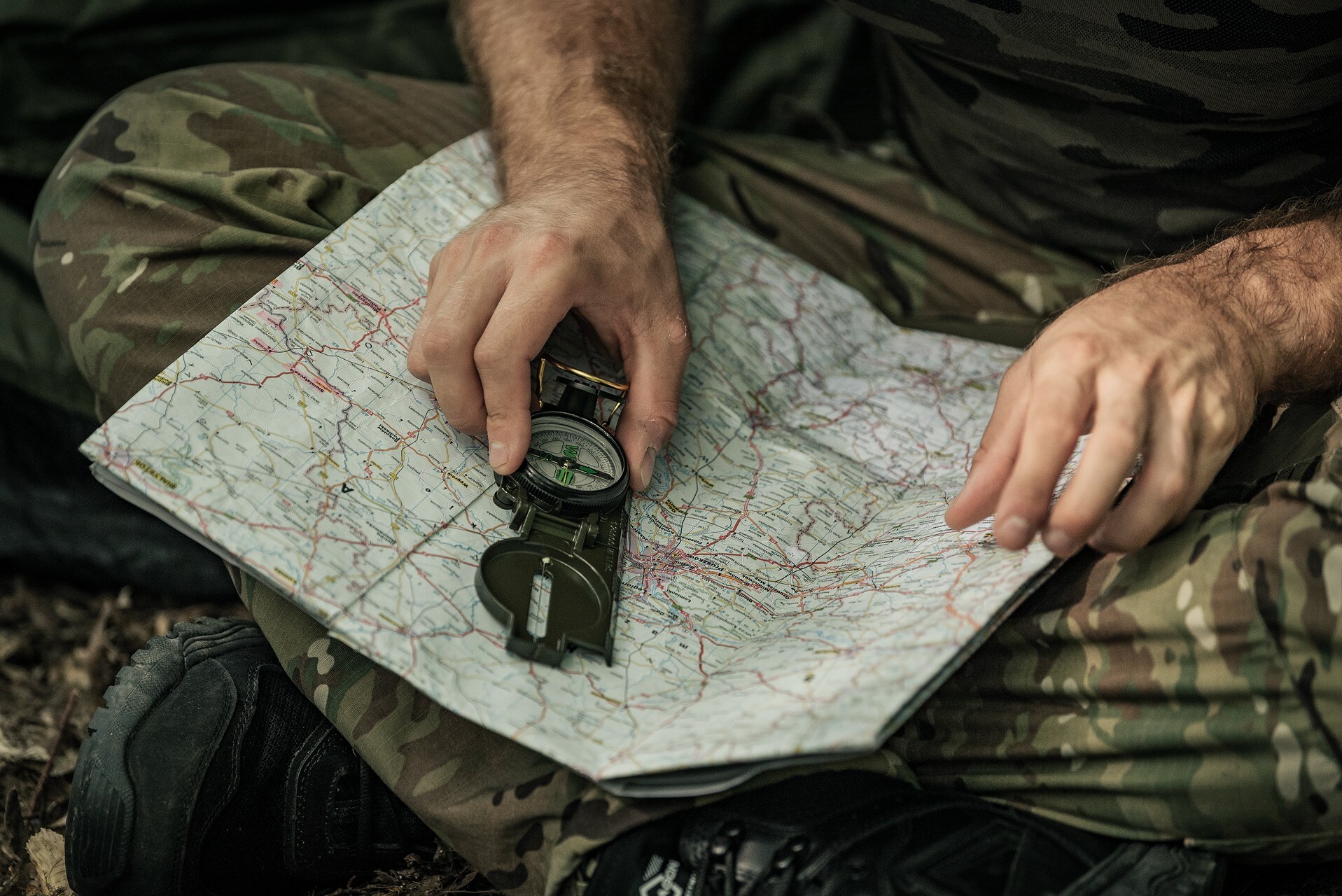 Busola Badger Outdoor Military Lensatic