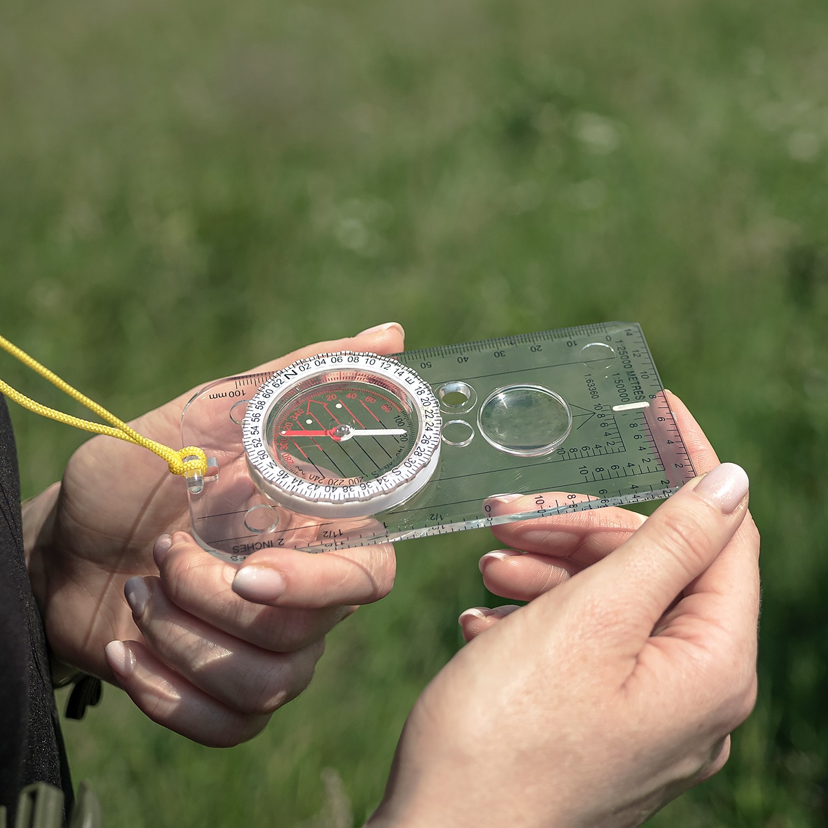 Kompas Badger Outdoor z linijką