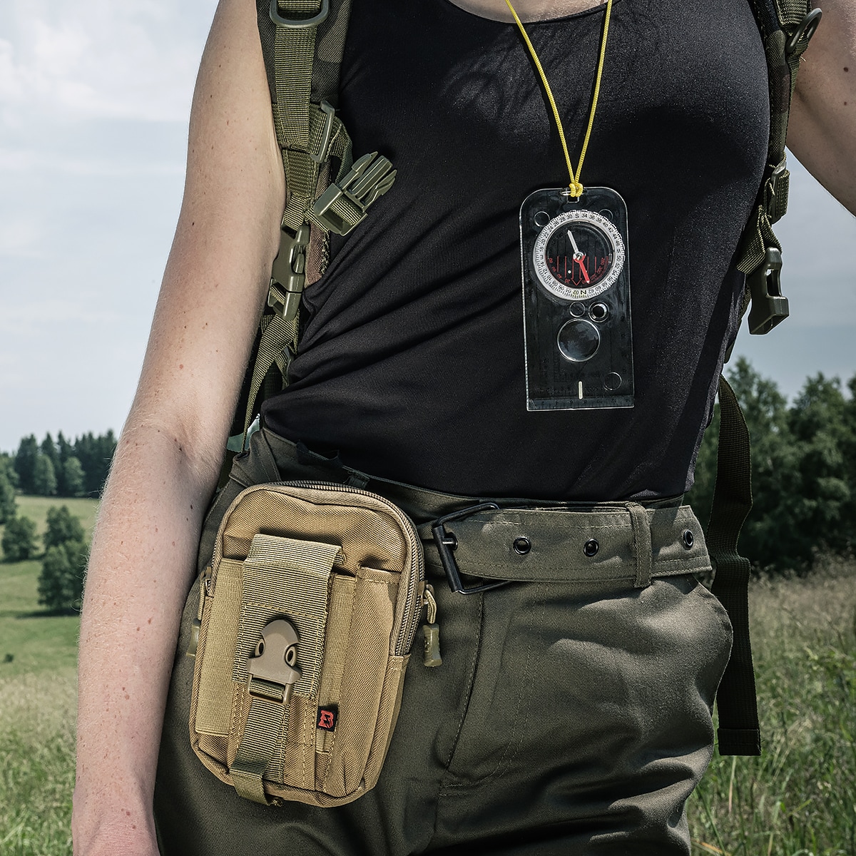 Kompas Badger Outdoor z linijką