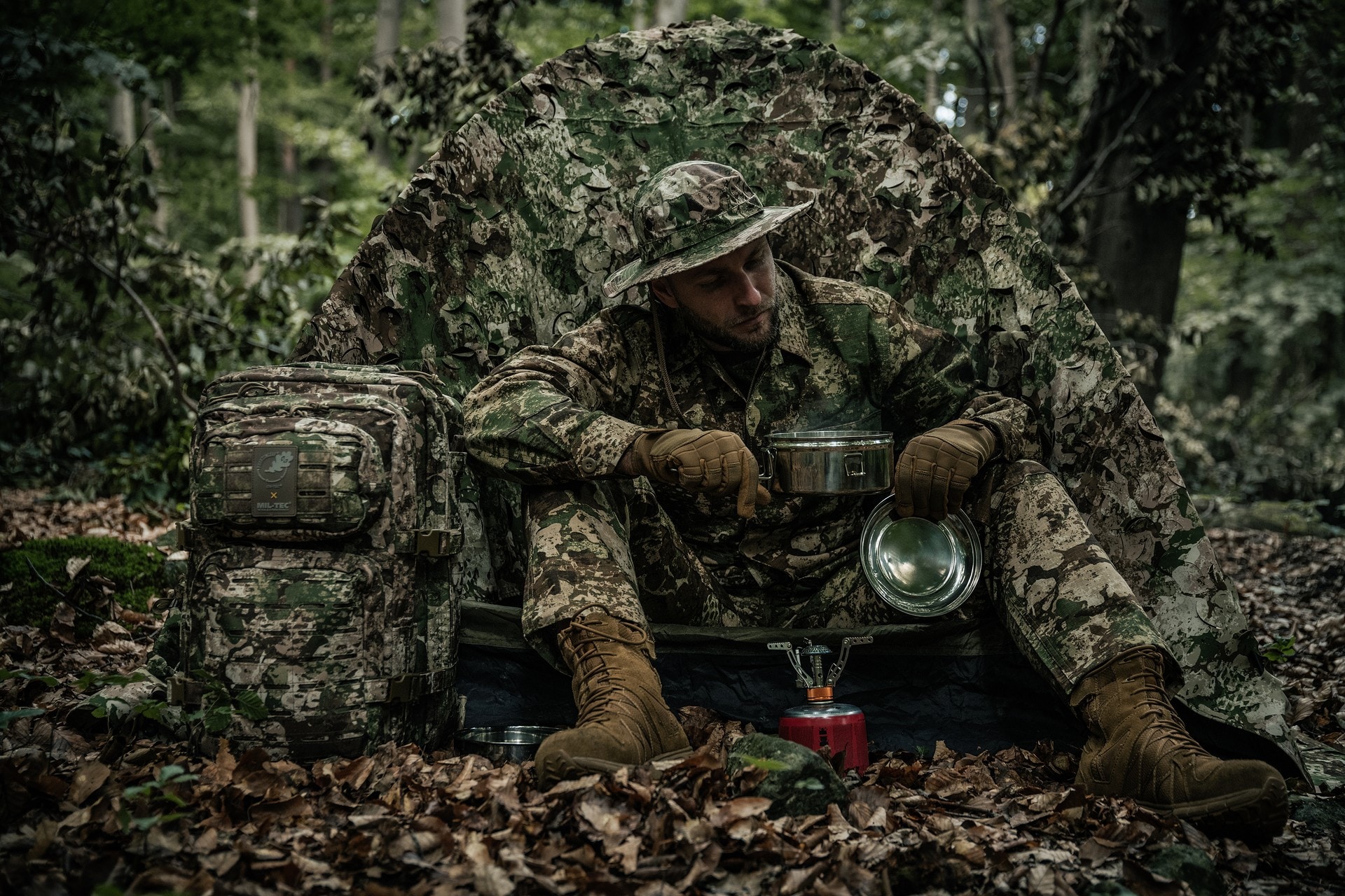 Набір туристичного посуду Badger Outdoor 3Steelcook 3-компонентний