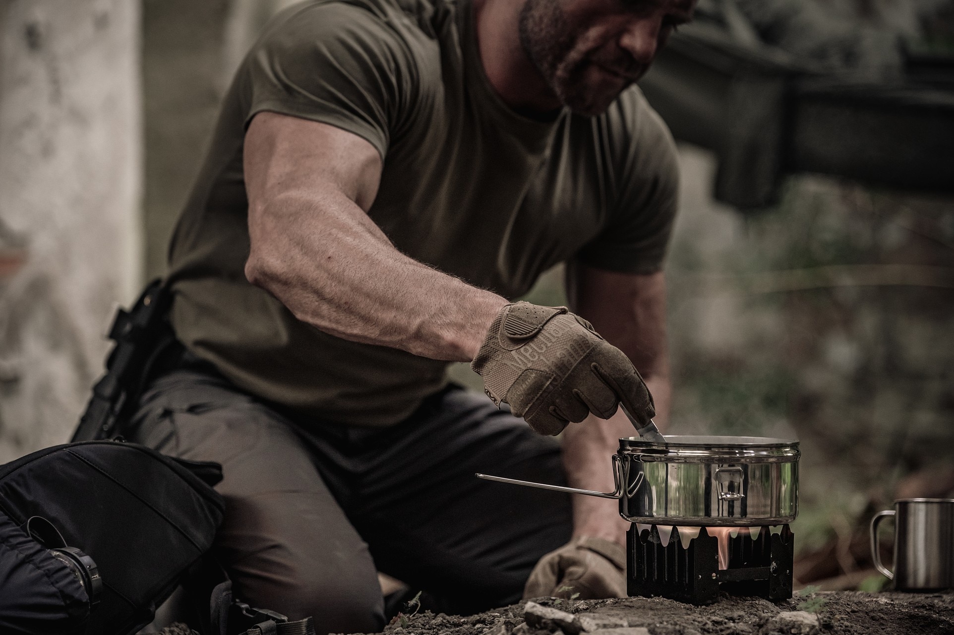 Набір туристичного посуду Badger Outdoor 3Steelcook 3-компонентний