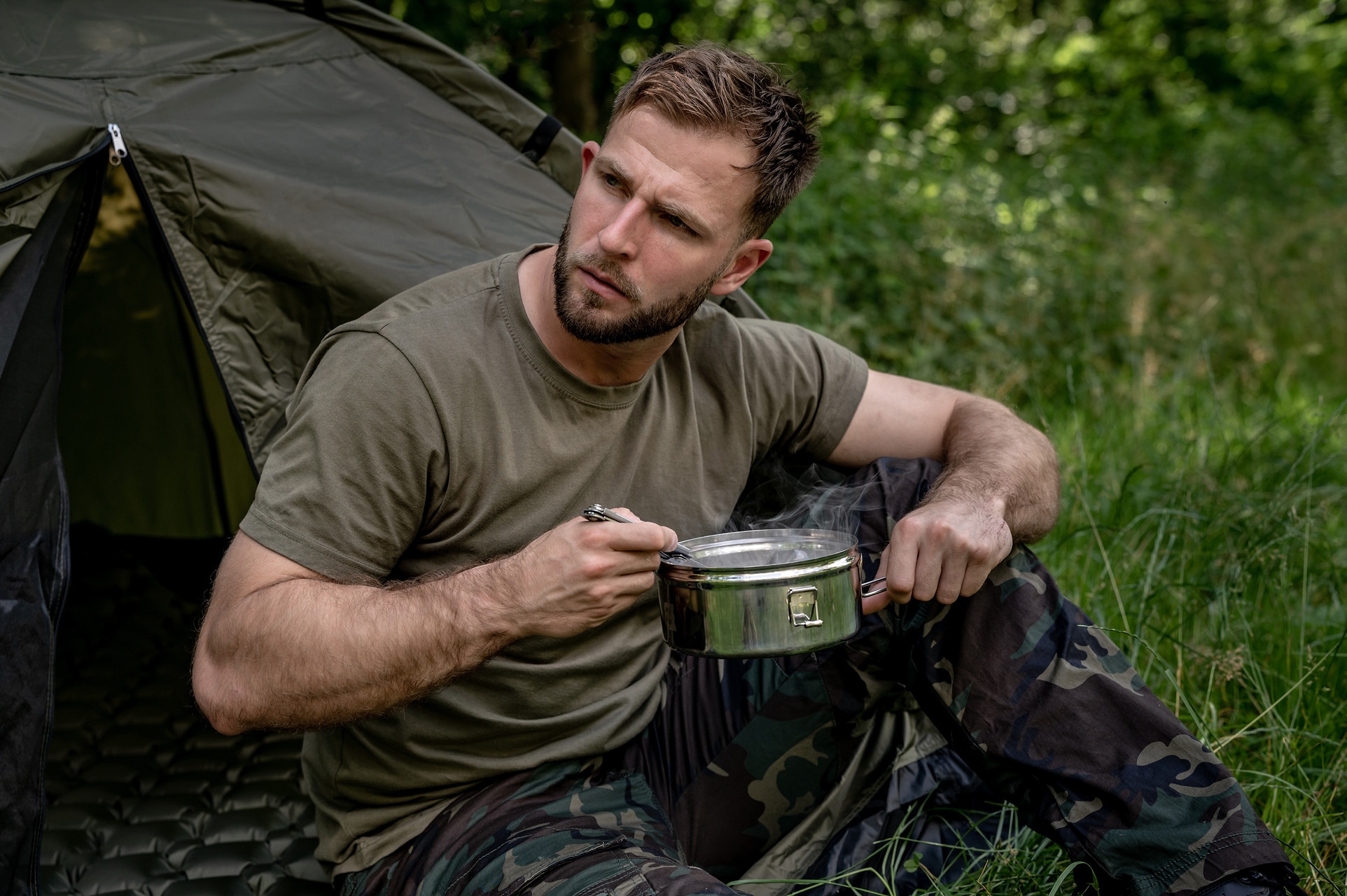 Набір туристичного посуду Badger Outdoor 3Steelcook 3-компонентний