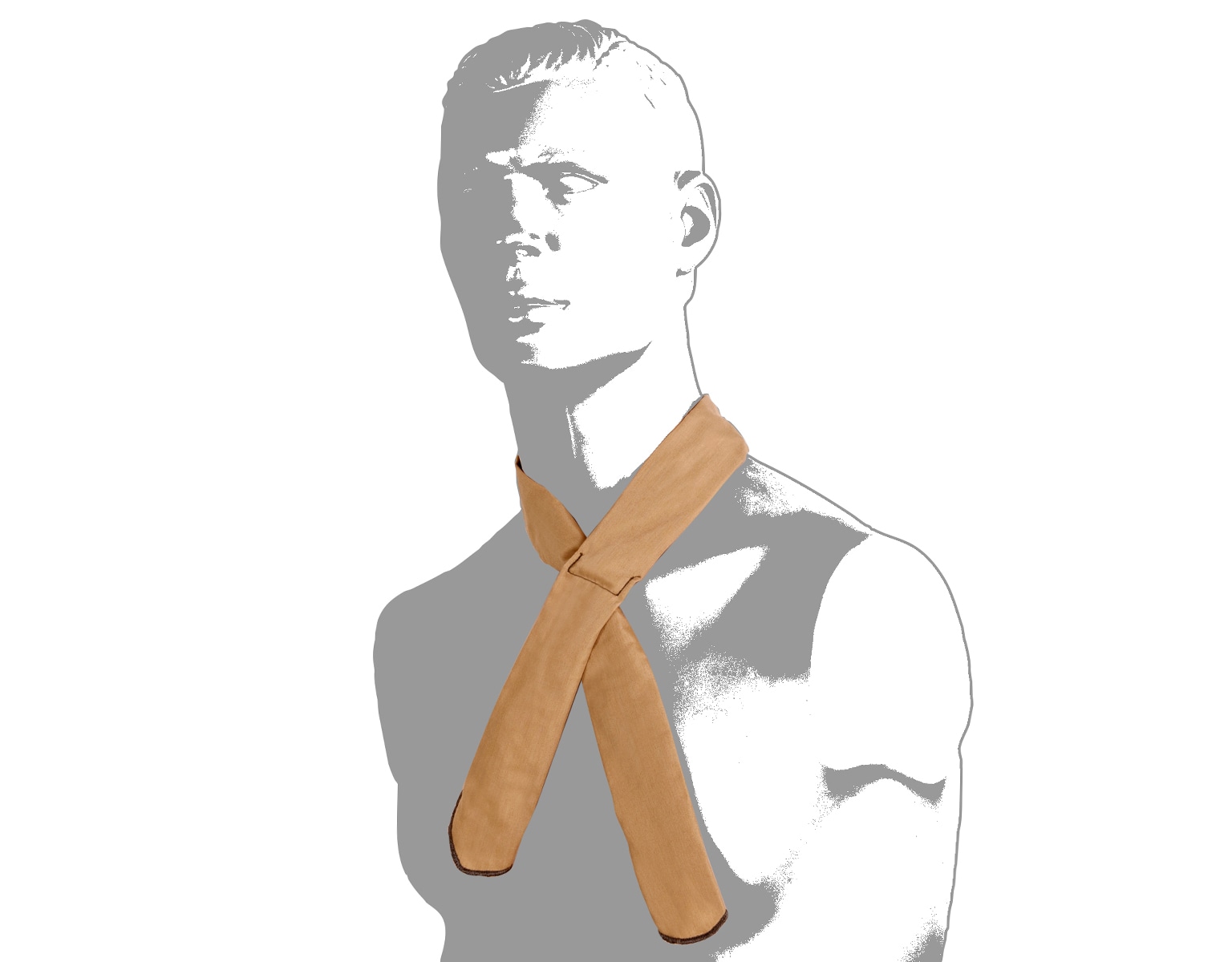 Chusta ochronna chłodząca BCB Neck Cooling Scarf Khaki