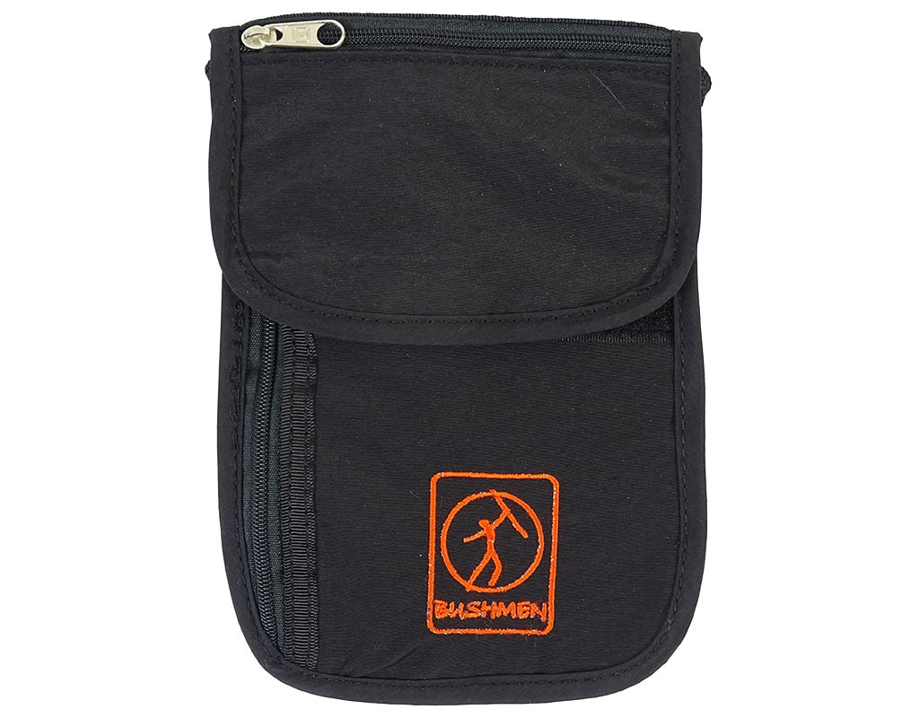 Bushmen RFID Passport Holder Black