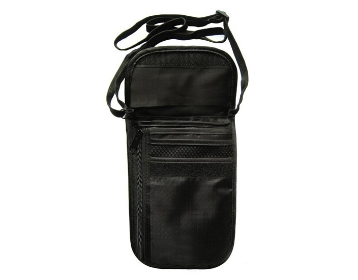 Bushmen RFID Passport Holder Black