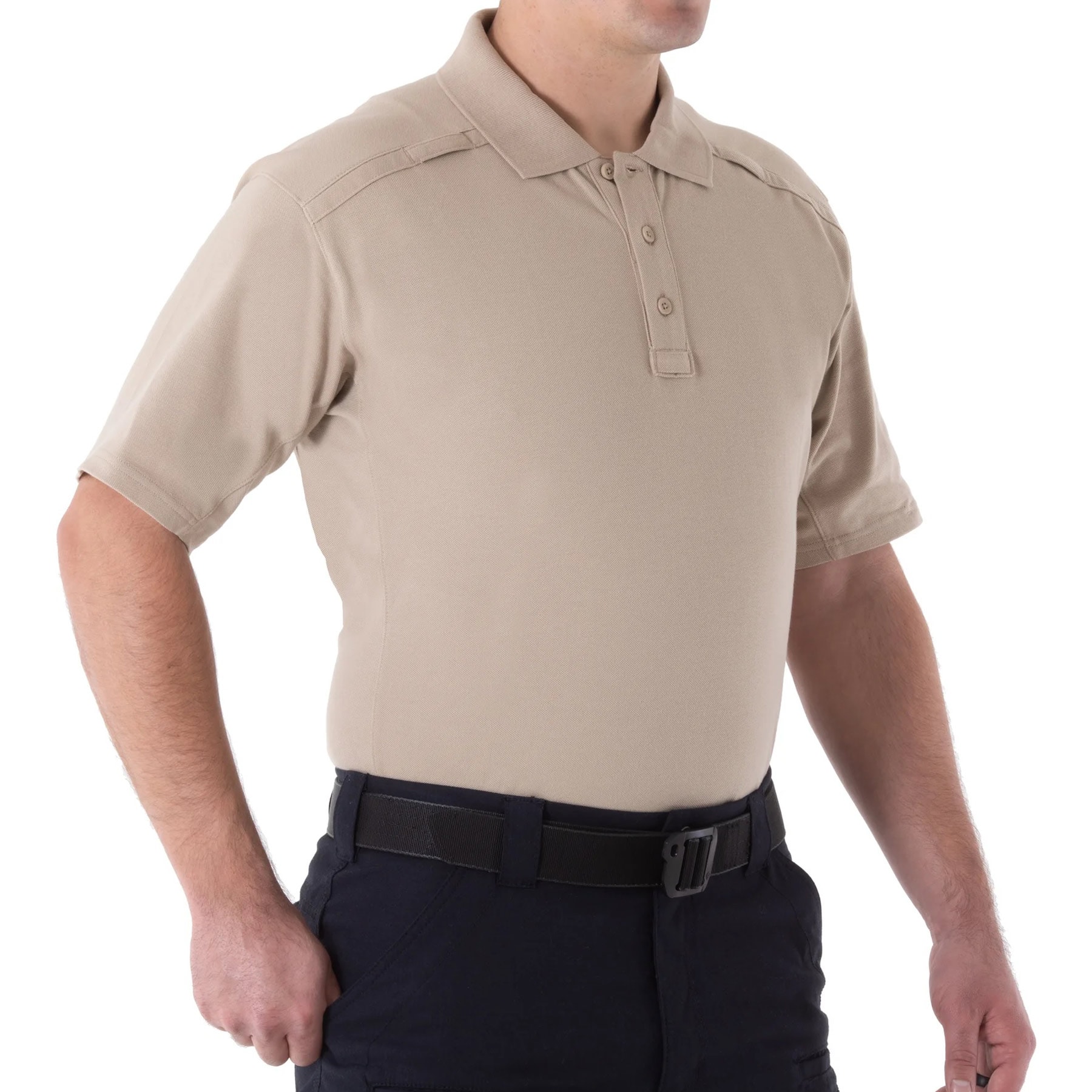 Koszulka polo First Tactical Cotton - Khaki