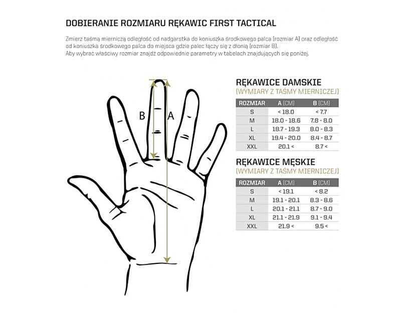 Rękawice First Tactical Men Lightweight Patrol 