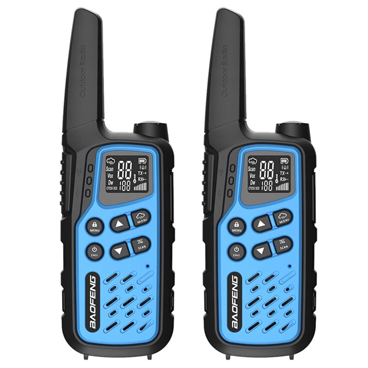 Radiotelefon Baofeng BF-T25E PMR 2 szt. - Blue