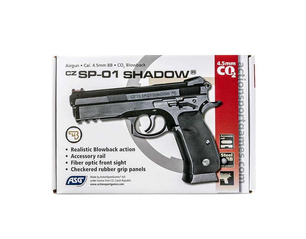 Wiatrówka CZ SP-01 Shadow Blow Back 4,5 mm