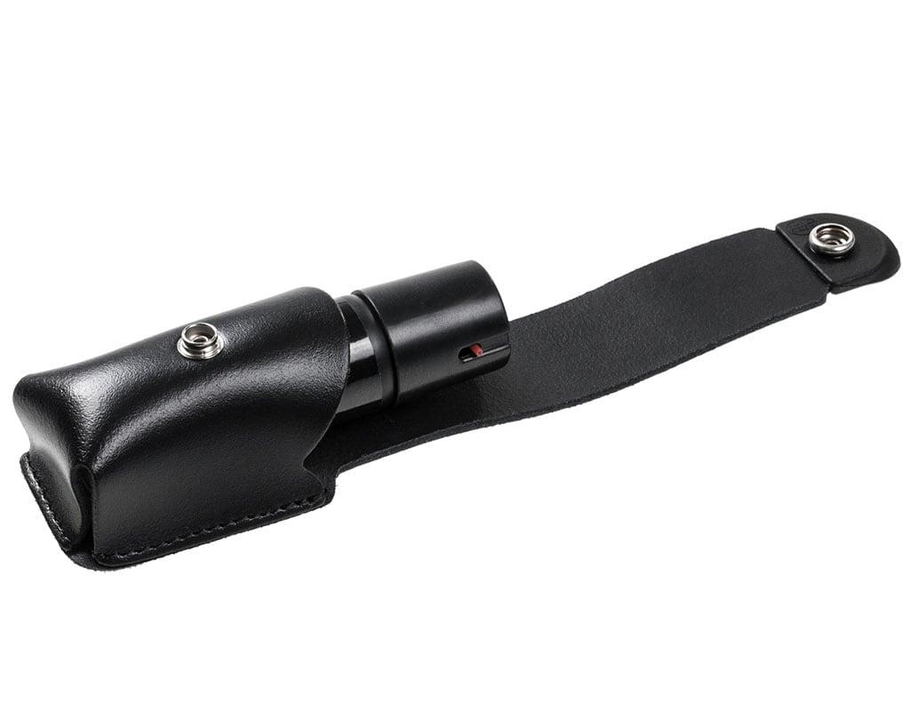 Kabura skórzana Premium na gaz pieprzowy - średnia