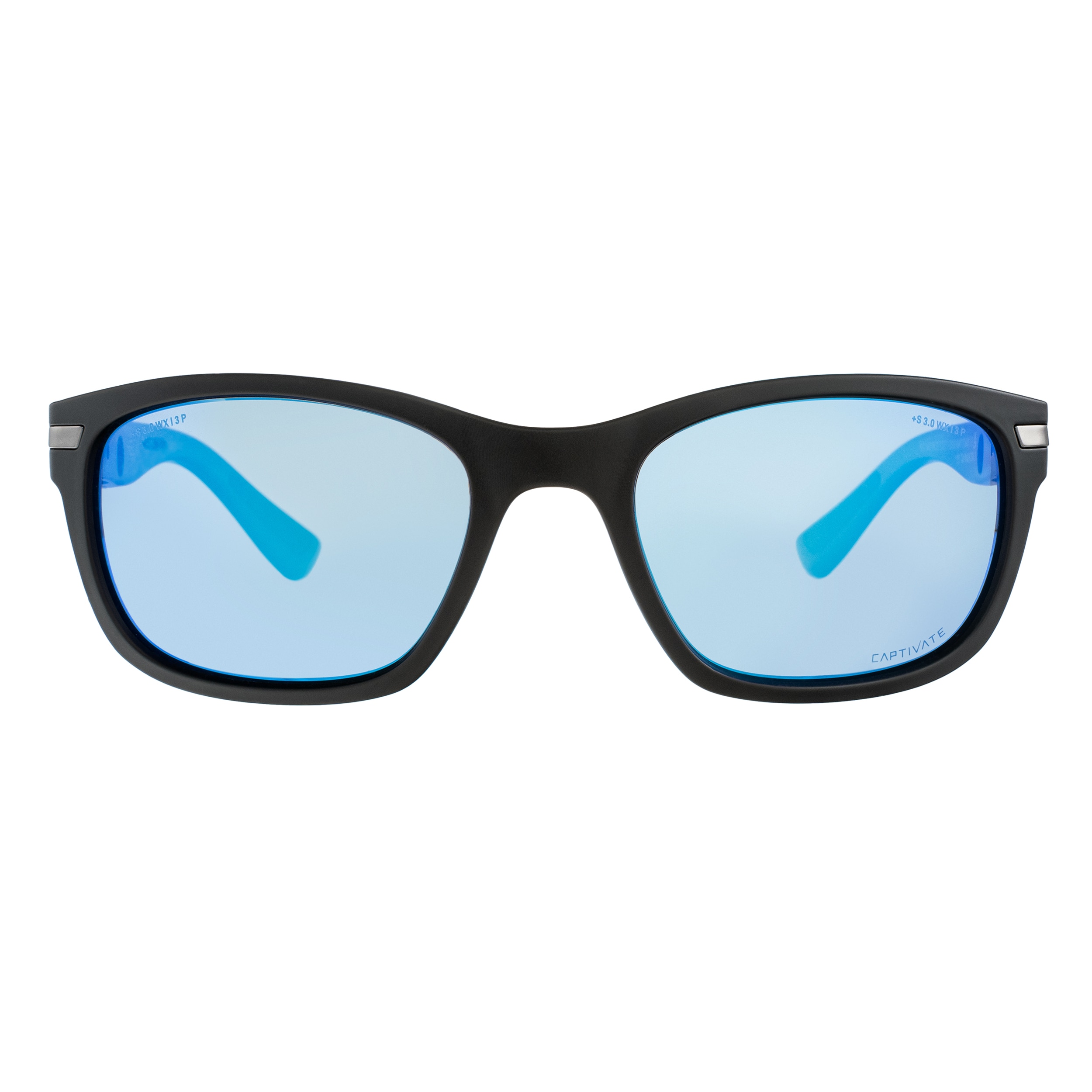 Okulary taktyczne Wiley X Helix - Captivate Polarized Blue Mirror/Matte Black