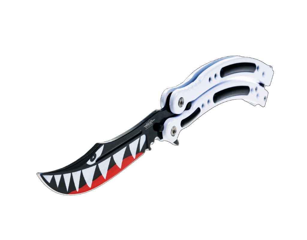 Nóż składany motylek Joker CS:GO White Shark