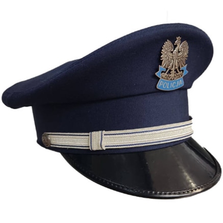 Czapka garnizonowa Policji - oficer