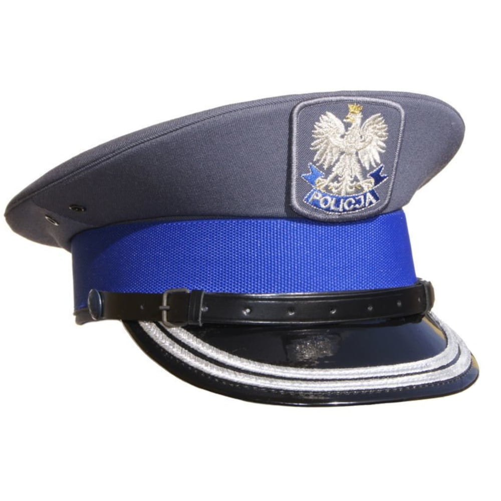 Czapka garnizonowa Policji - oficer starszy